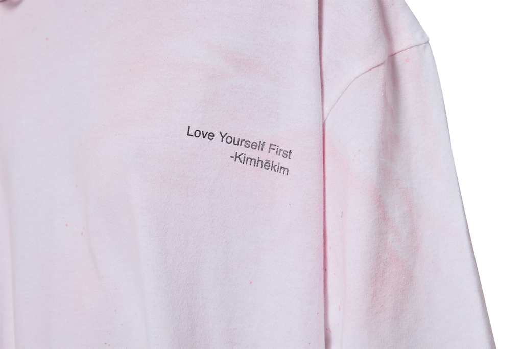 Kimhe Kim - Spray Dyed T-Shirt (White) product image 9 | TRAB K-Fashion Australia