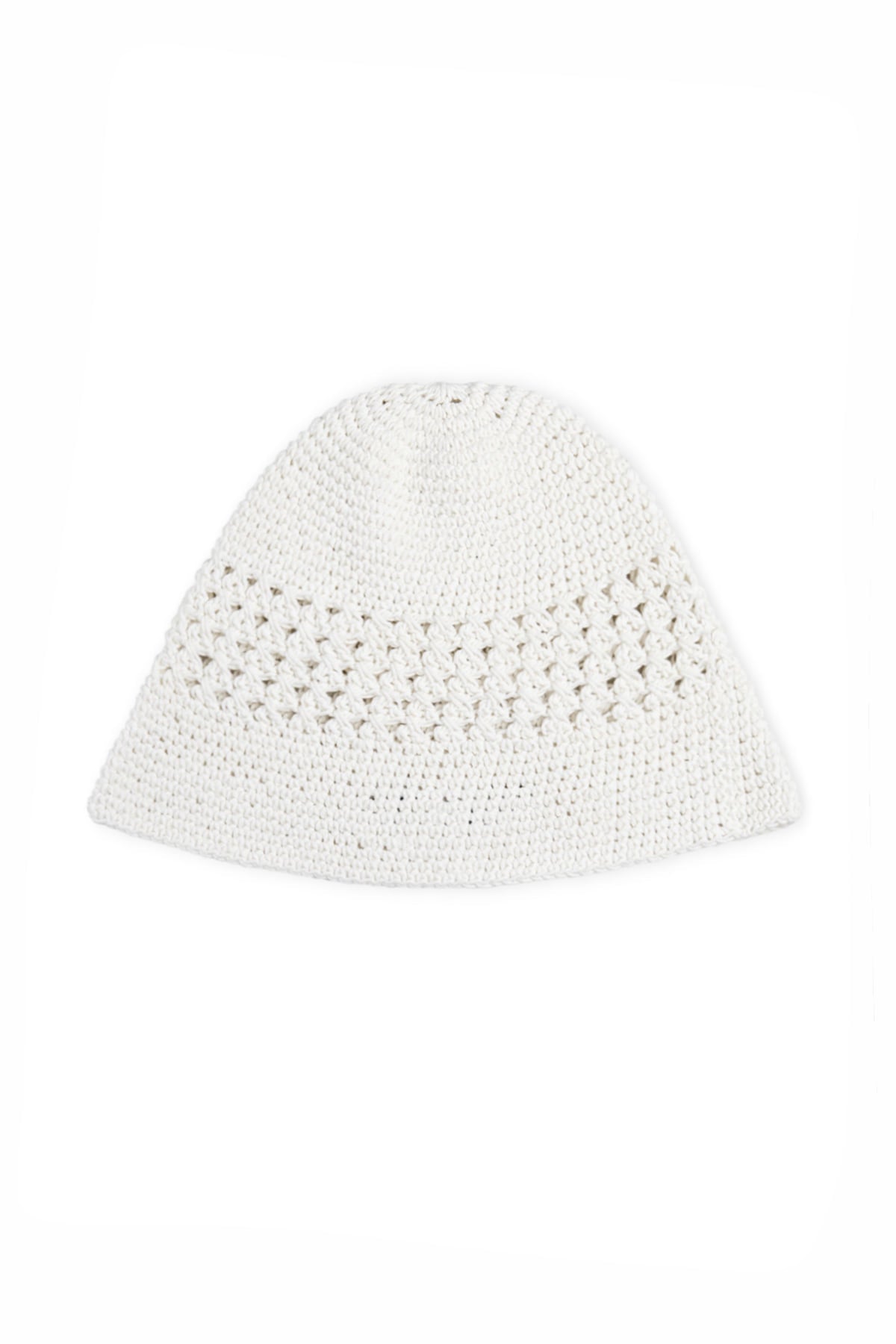 Matin Kim - Crochet Cotton Bucket Hat (White) product image 4 | TRAB K-Fashion Australia
