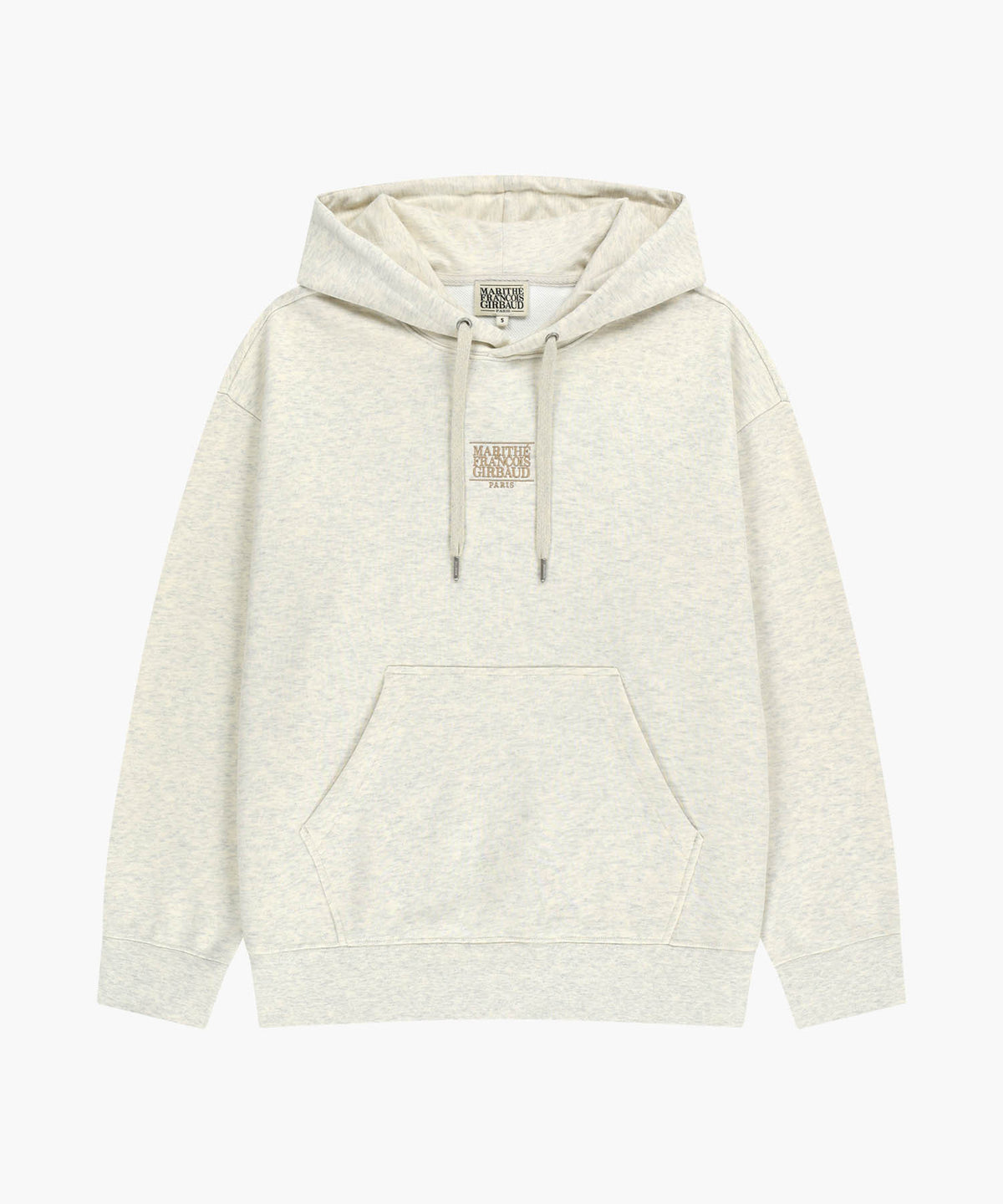 Marithe & Francois Girbaud - Small Classic Logo Hoodie (Oatmeal) product image 6 | TRAB K-Fashion Australia