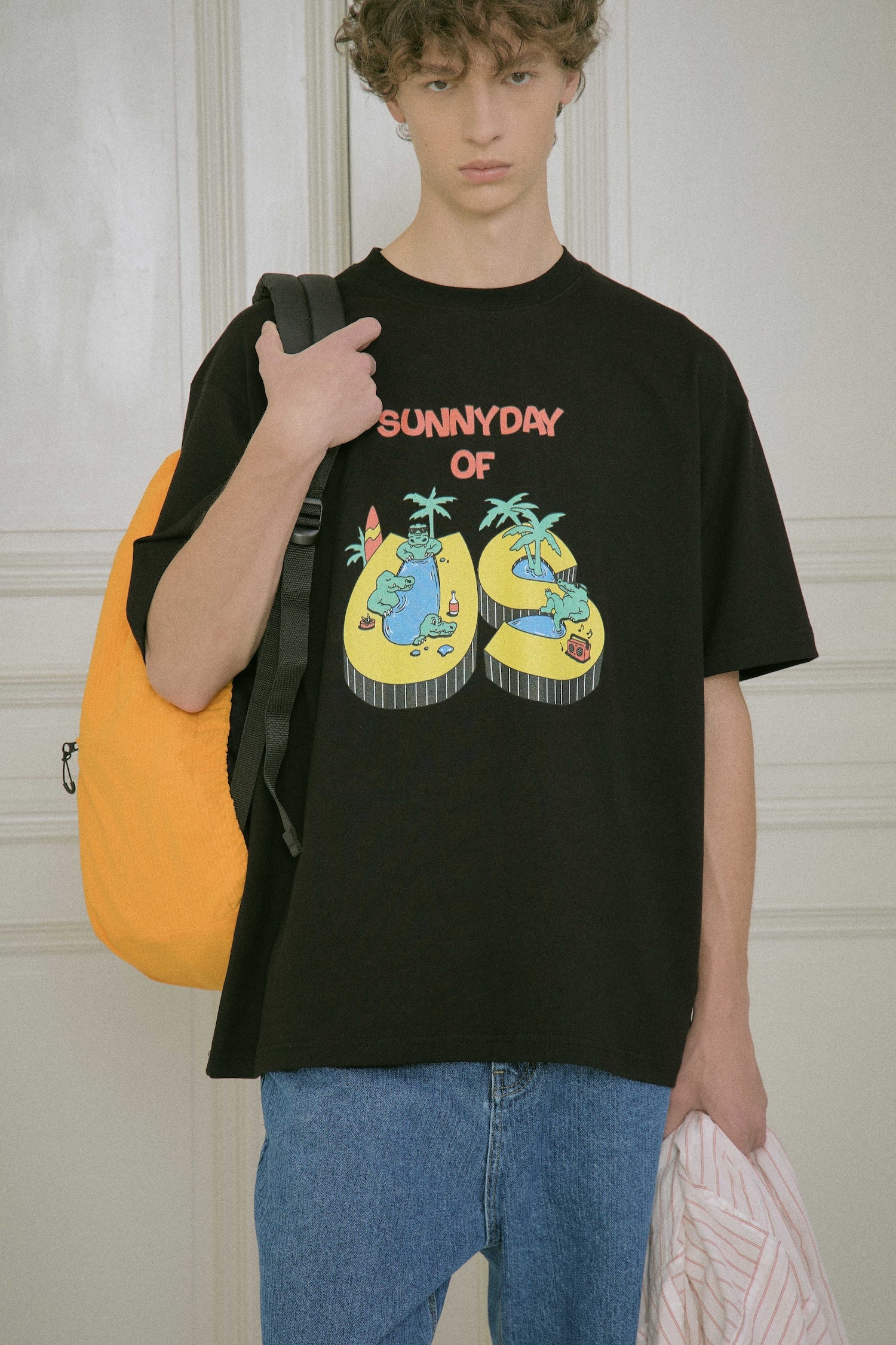 STU - Us Printing T-Shirt (Black) product image 5 | TRAB K-Fashion Australia