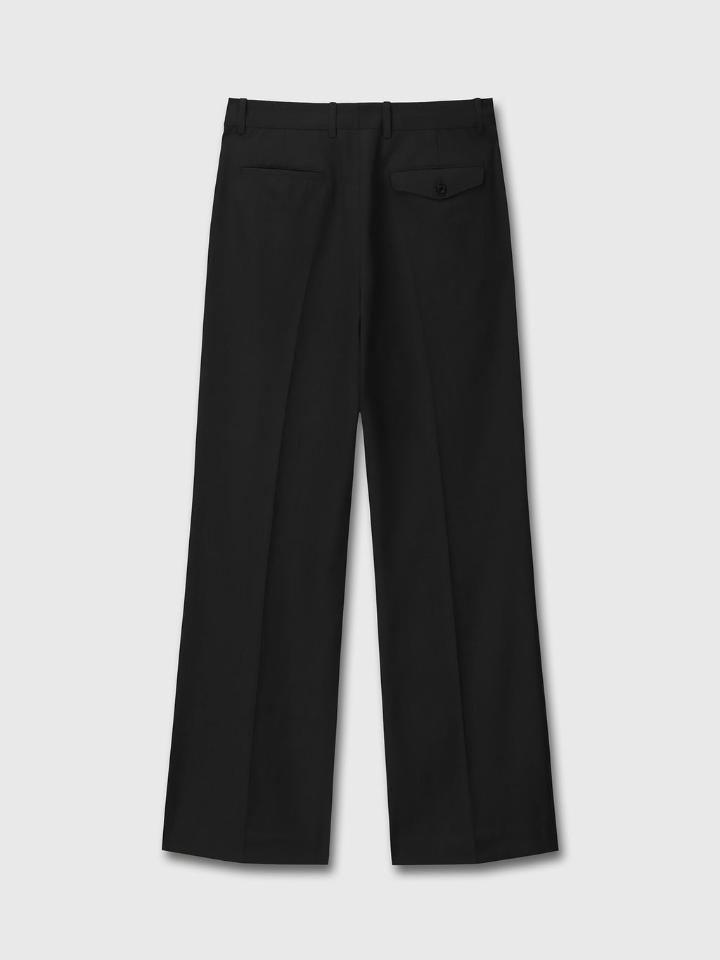 Tonywack - Wool Twill Wide-Leg Pleated Trousers (Black) product image 10 | TRAB K-Fashion Australia