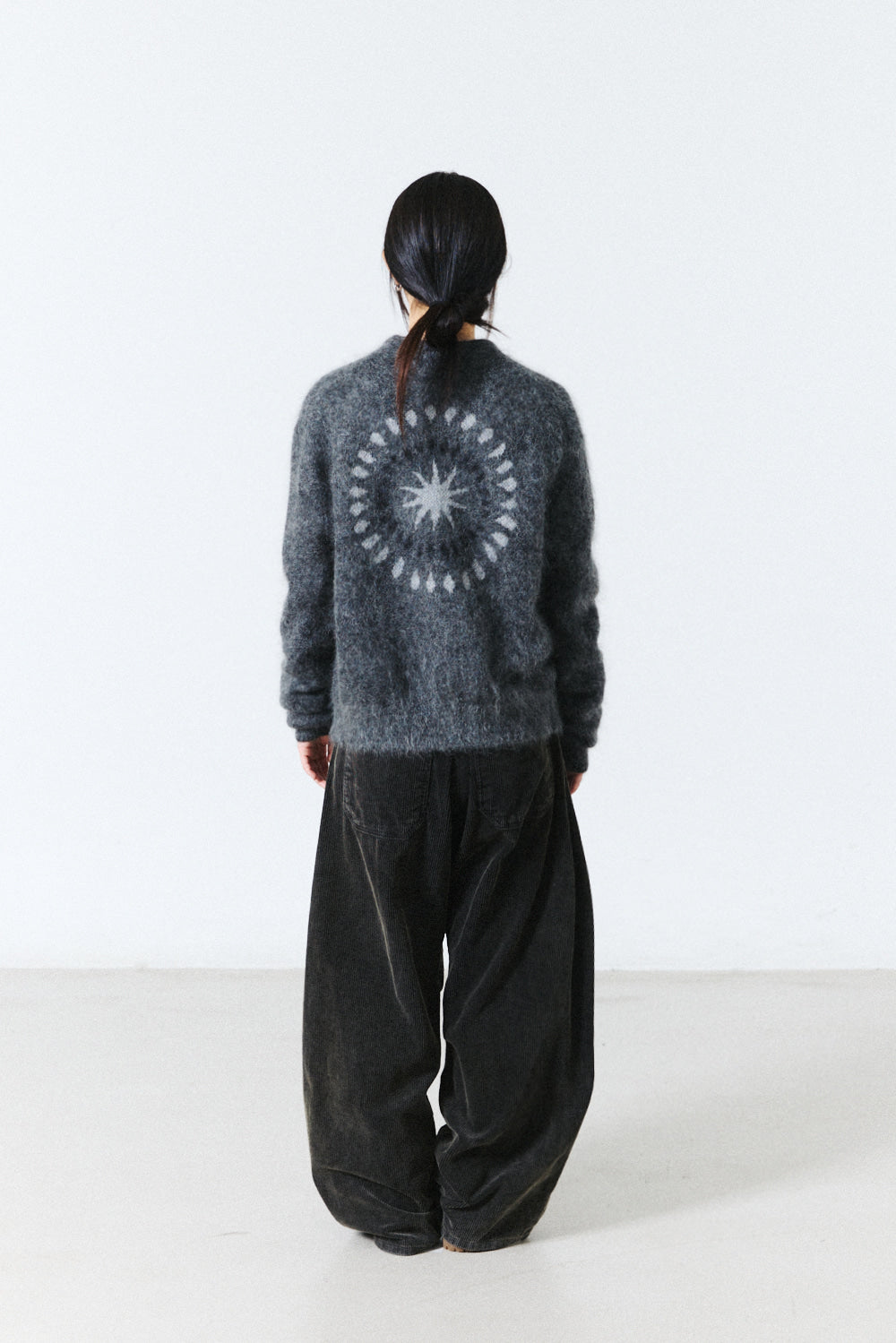 Hatchingroom - Hanabi Mohair Cardigan (Grey) product image 8 | TRAB K-Fashion Australia