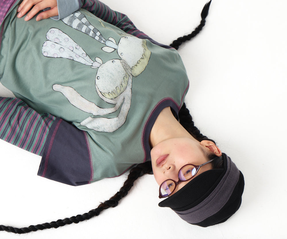 Coyseio - Texture Loose Cap (Black) product image 2 | TRAB K-Fashion Australia