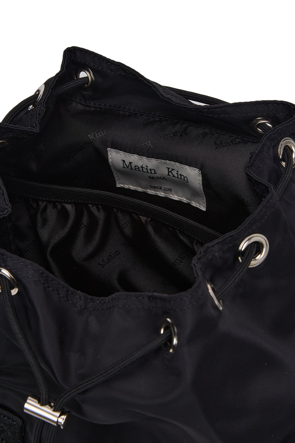 Matin Kim - Matin Pocket Utility Small Back Pack (Black) product image 4 | TRAB K-Fashion Australia