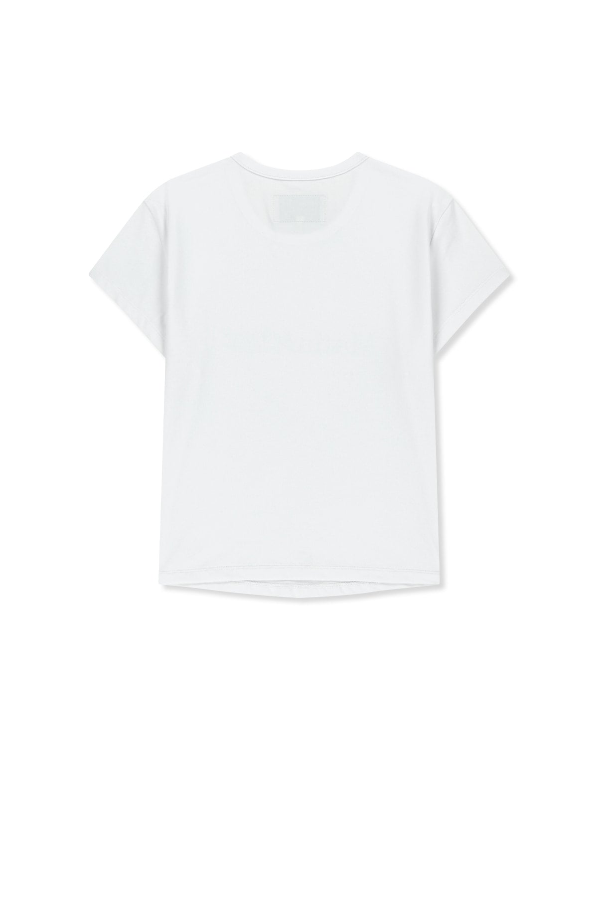 Matin Kim - Matin Pace Reflective Logo Slim Top (White) product image 2 | TRAB K-Fashion Australia