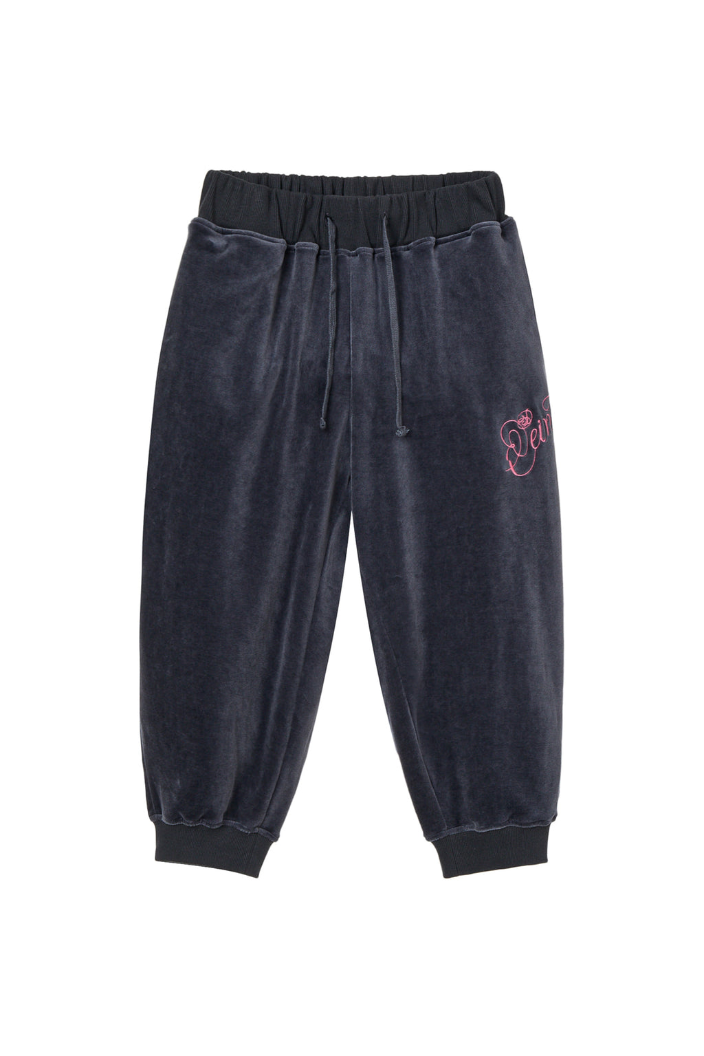 Deinet - Rose Typo Capri Jogger Pants (Charcoal) product image 11 | TRAB K-Fashion Australia