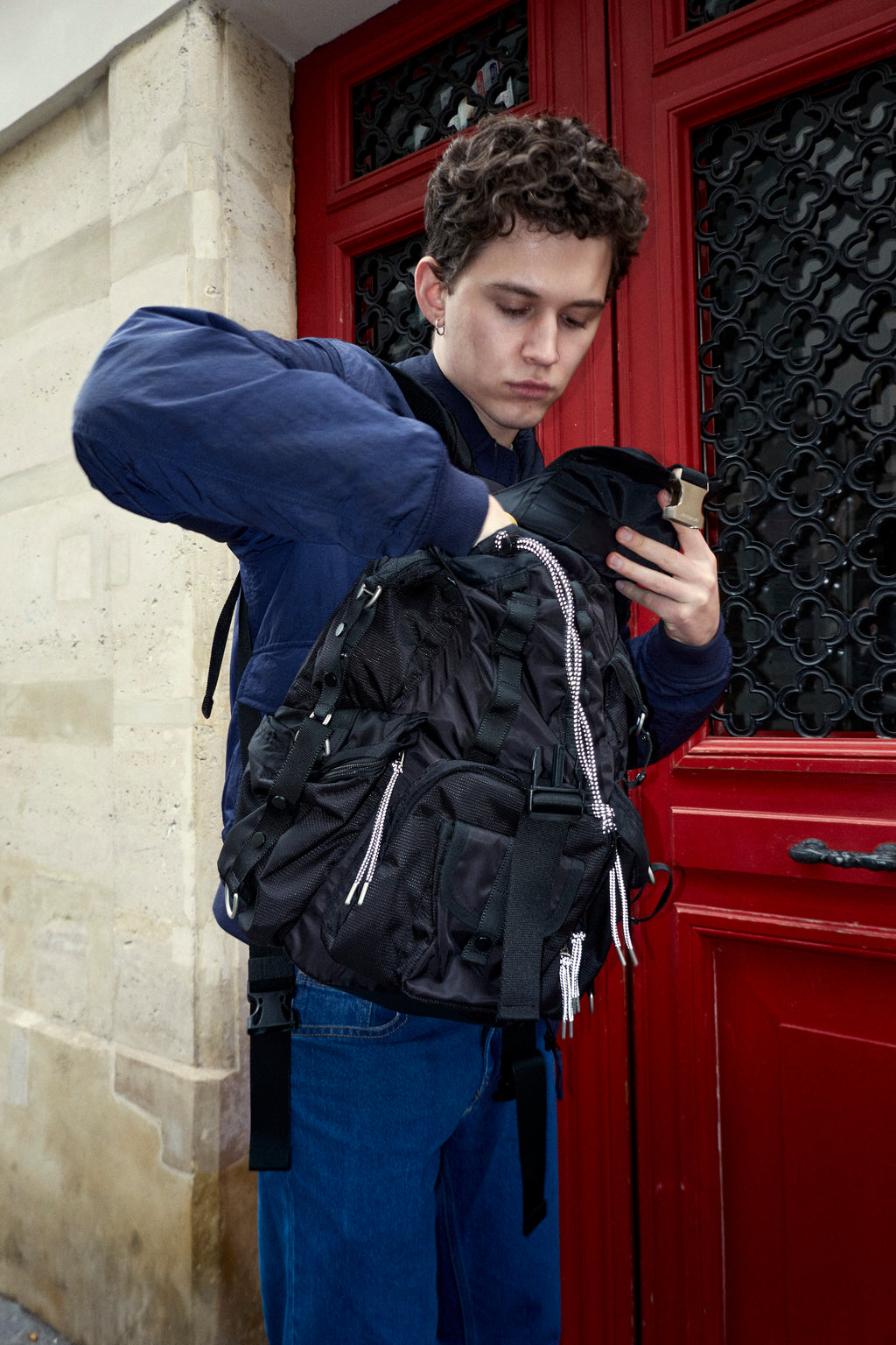 Andersson Bell - Unisex Technical Small Berlin Backpack (Black) product image 11 | TRAB K-Fashion Australia