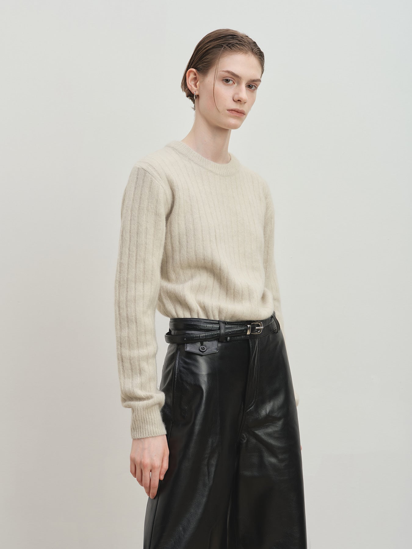 Tonywack - Leather Bermuda Shorts (Black) product image 5 | TRAB K-Fashion Australia