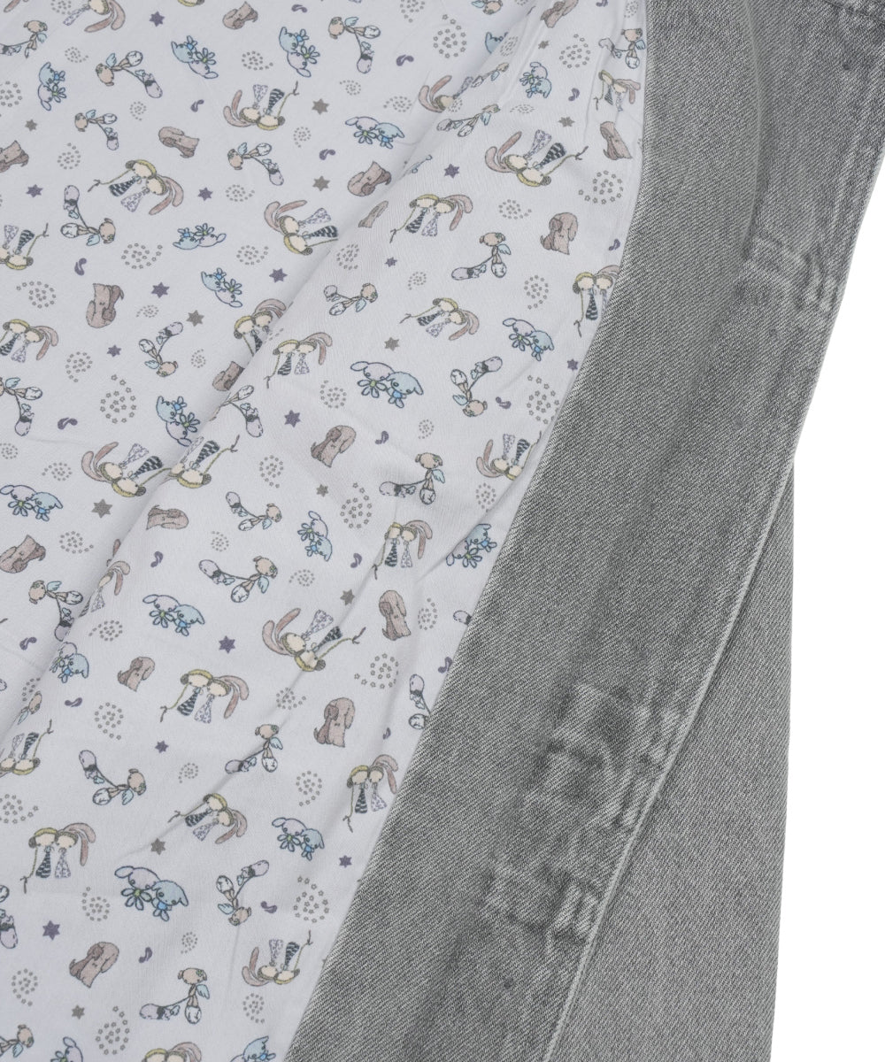Coyseio - Aged Midi Denim Jacket (Grey) product image 17 | TRAB K-Fashion Australia