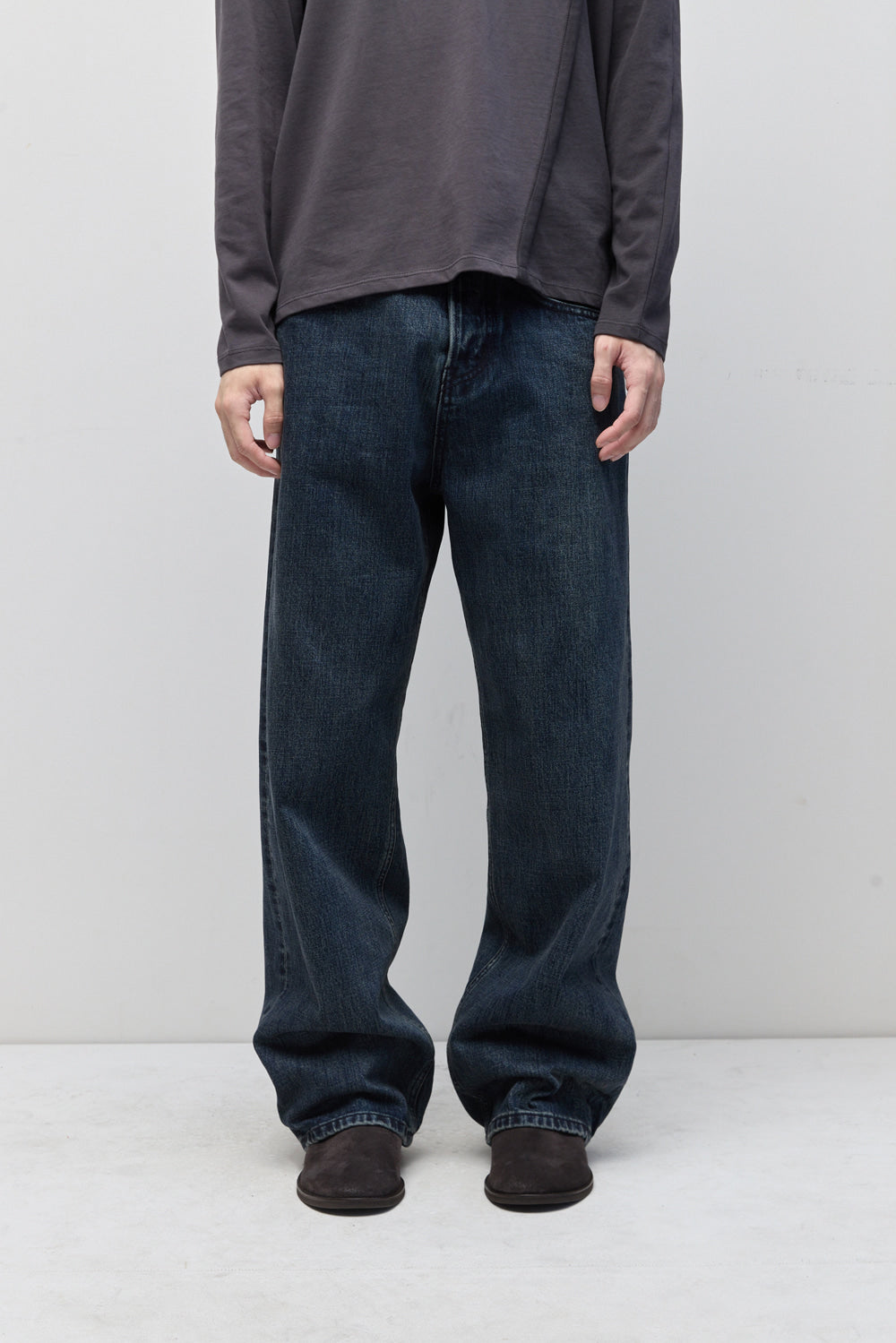 Hatchingroom - Regular Selvedge Jeans (Dark Blue) product image 12 | TRAB K-Fashion Australia