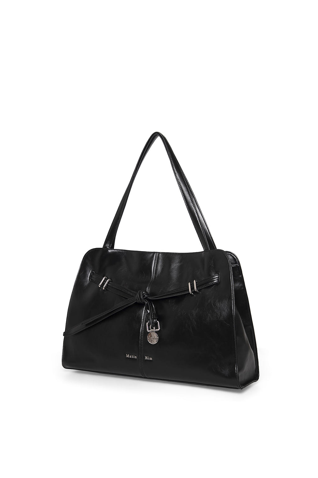 Matin Kim - Drop Tail Mellow Big Shoulder Bag (Black) product image 2 | TRAB K-Fashion Australia