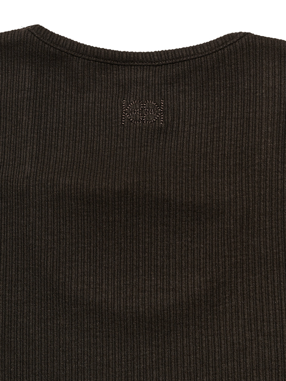 Kijun - Belted U-Neck Top (Dark Brown) product image 9 | TRAB K-Fashion Australia