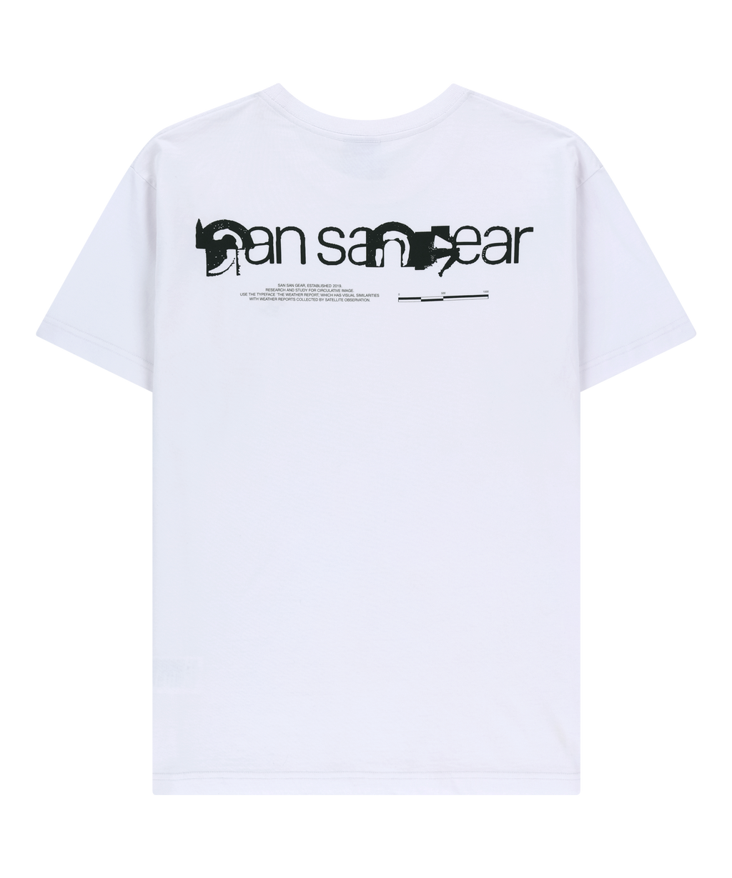 San San Gear - Logo T-Shirt (White) product image 2 | TRAB K-Fashion Australia