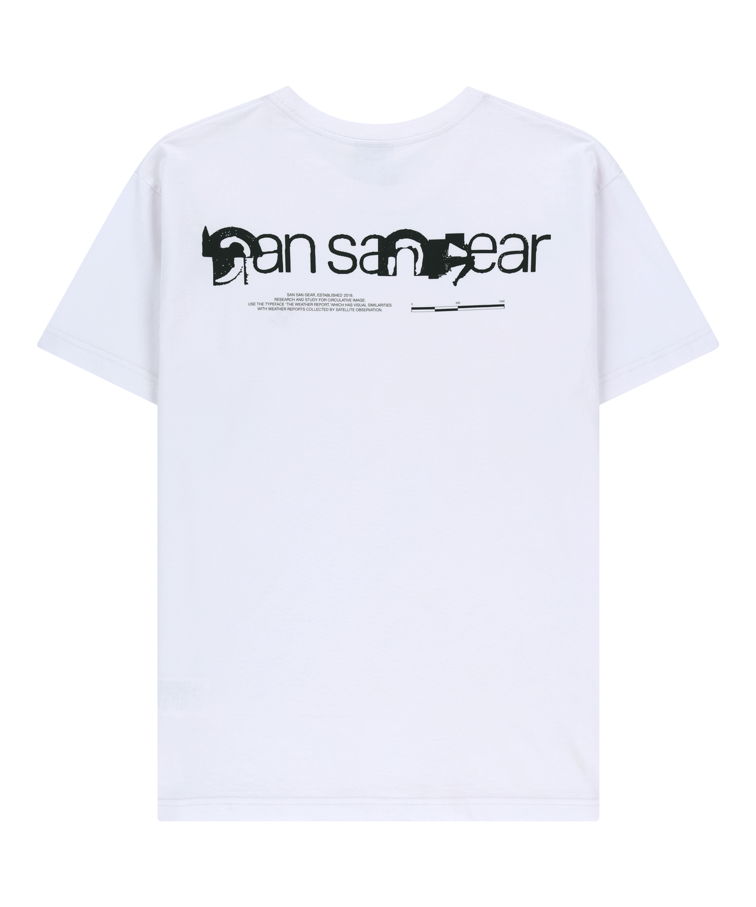 San San Gear - Logo T-Shirt (White) product image 2 | TRAB K-Fashion Australia