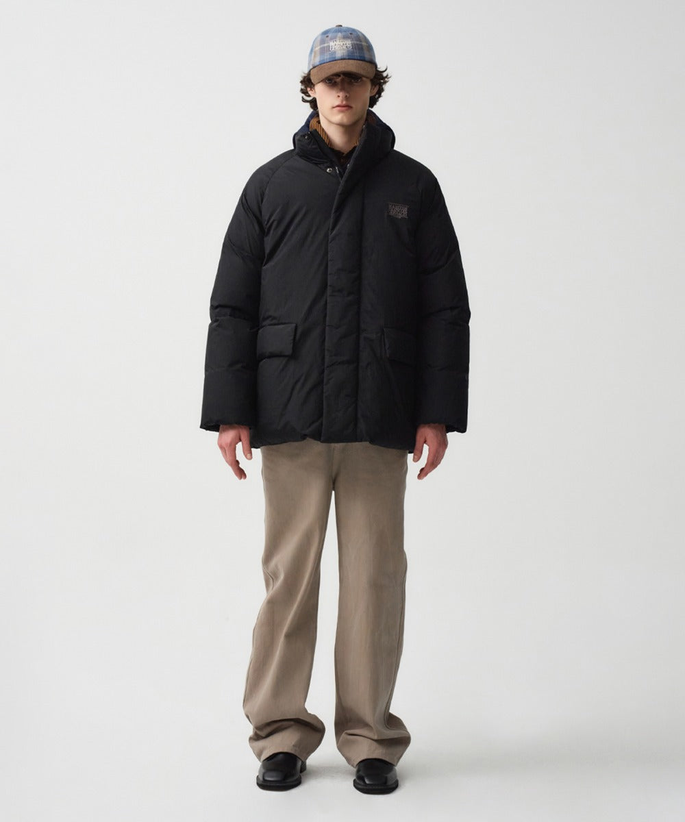 Marithe & Francois Girbaud - Inquilting Duck Down Puffer (Black) product image 1 | TRAB K-Fashion Australia