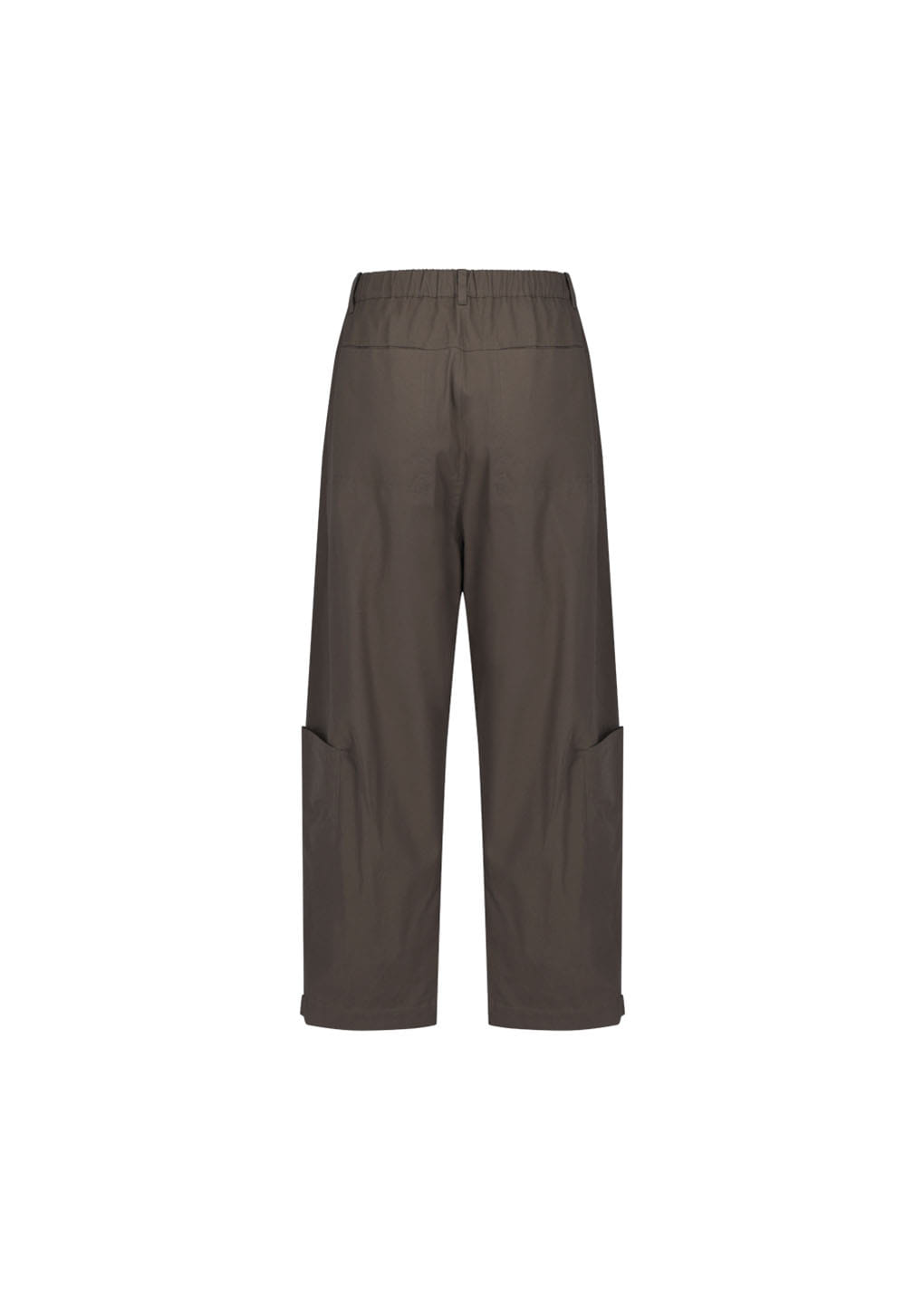 Amomento - Pocket Banding Pants (Brown) product image 3 | TRAB K-Fashion Australia