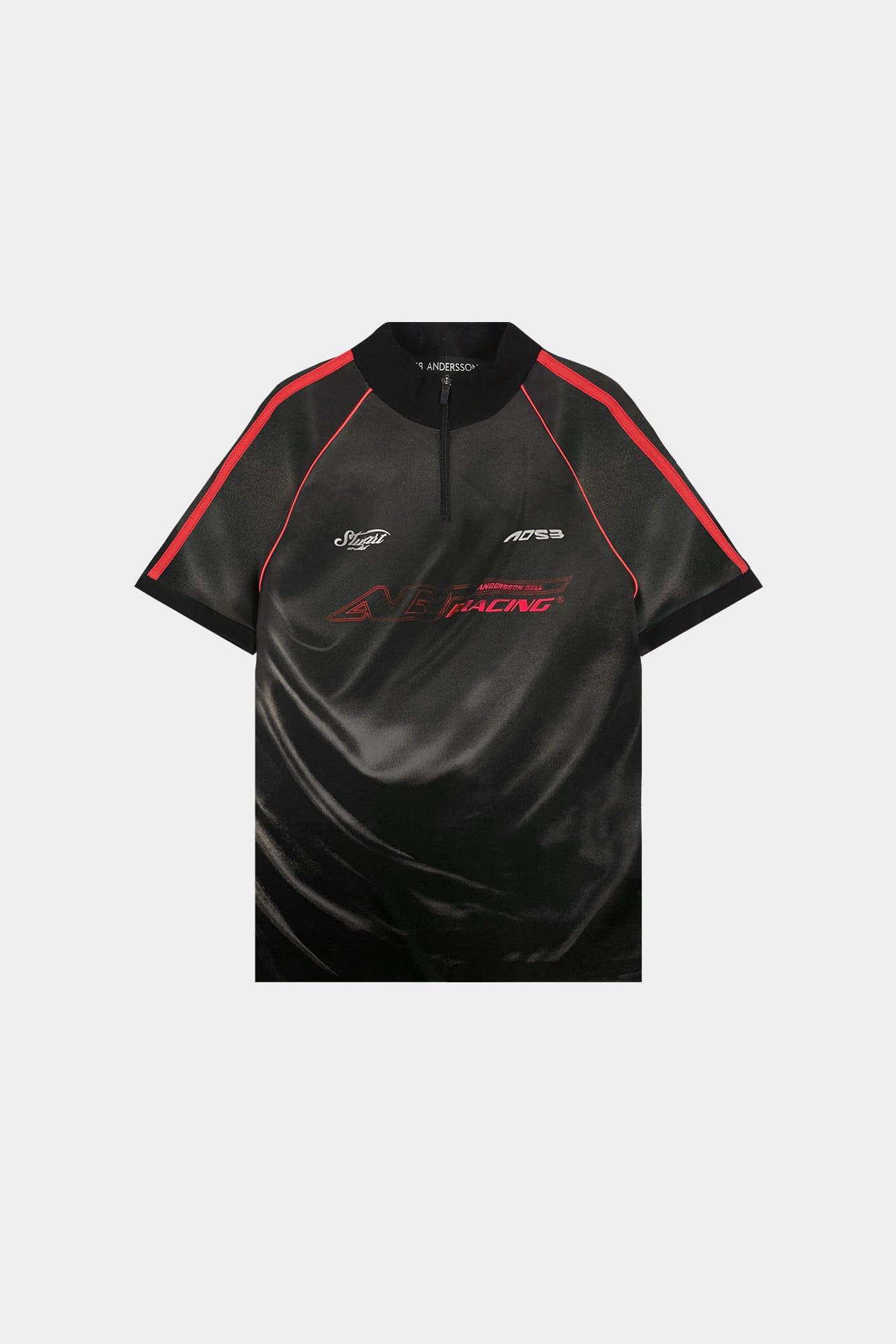 Andersson Bell - Printed Racing Zip-Up Top (Black) product image 7 | TRAB K-Fashion Australia