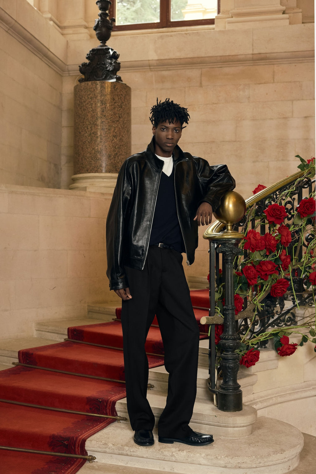 STU - Lambskin Leather Jacket (Black) product image 10 | TRAB K-Fashion Australia