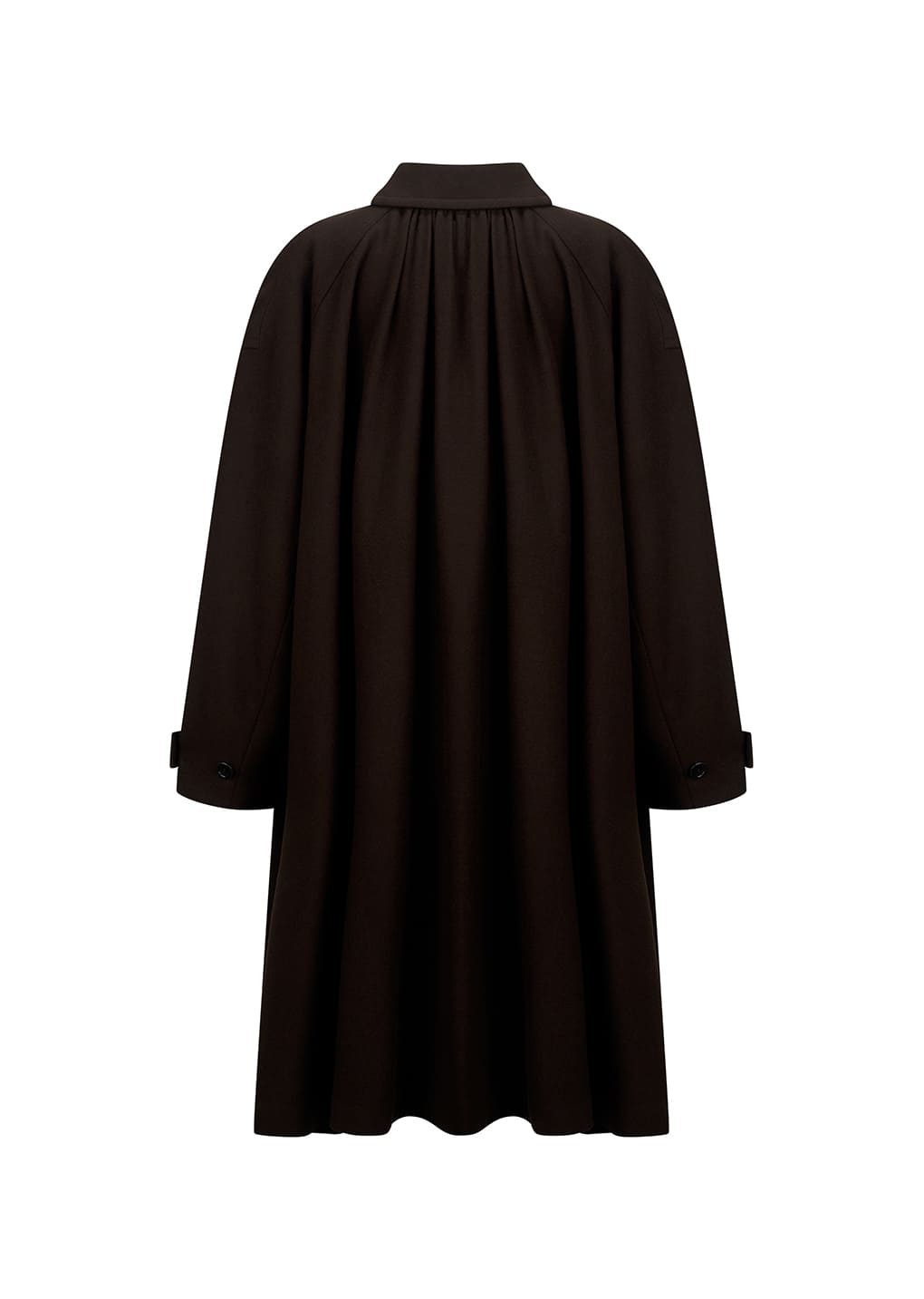 Amomento - shirring coat (Brown) product image 11 | TRAB K-Fashion Australia