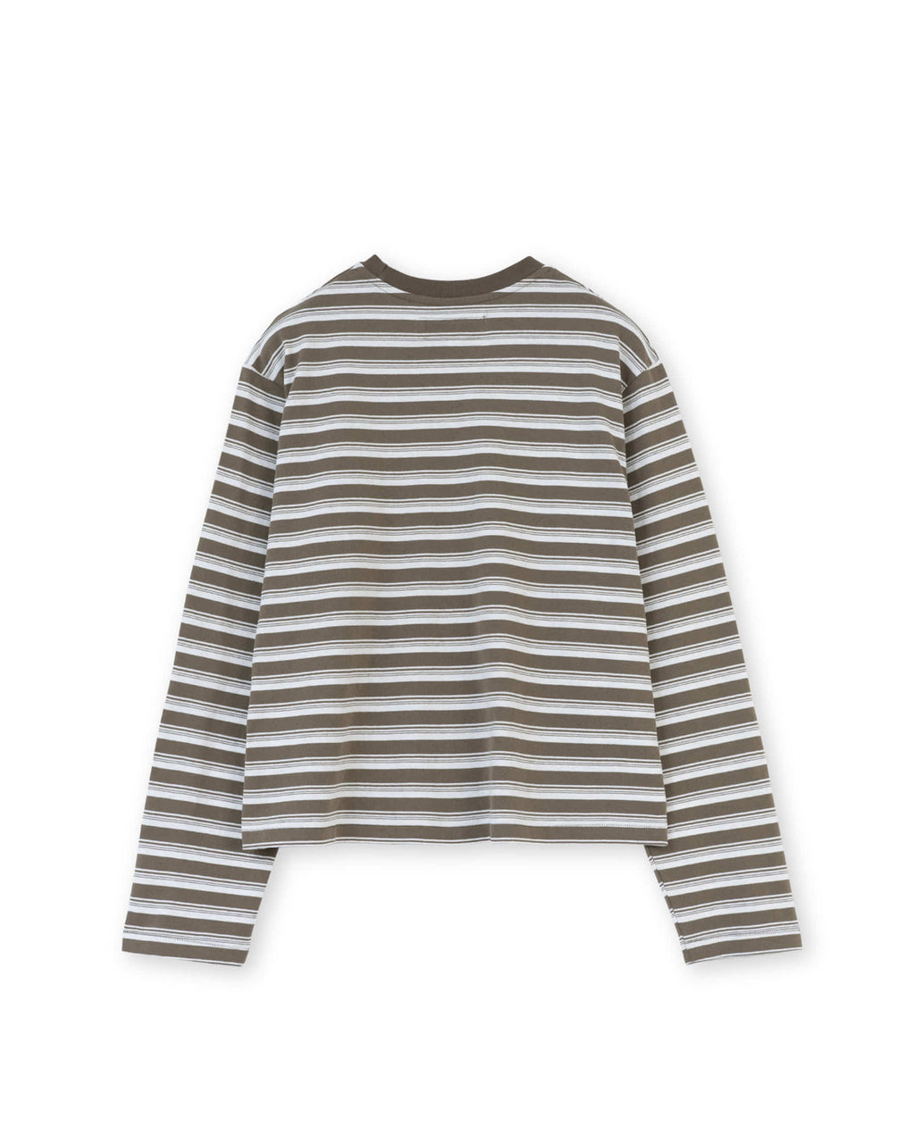 Brownyard - Waist Cut Long Sleeve (Olive Stripe) product image 6 | TRAB K-Fashion Australia