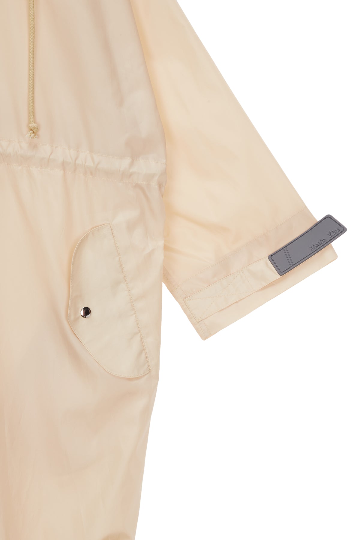 Matin Kim - City Breeze Maxi Windbreaker (Beige) product image 4 | TRAB K-Fashion Australia