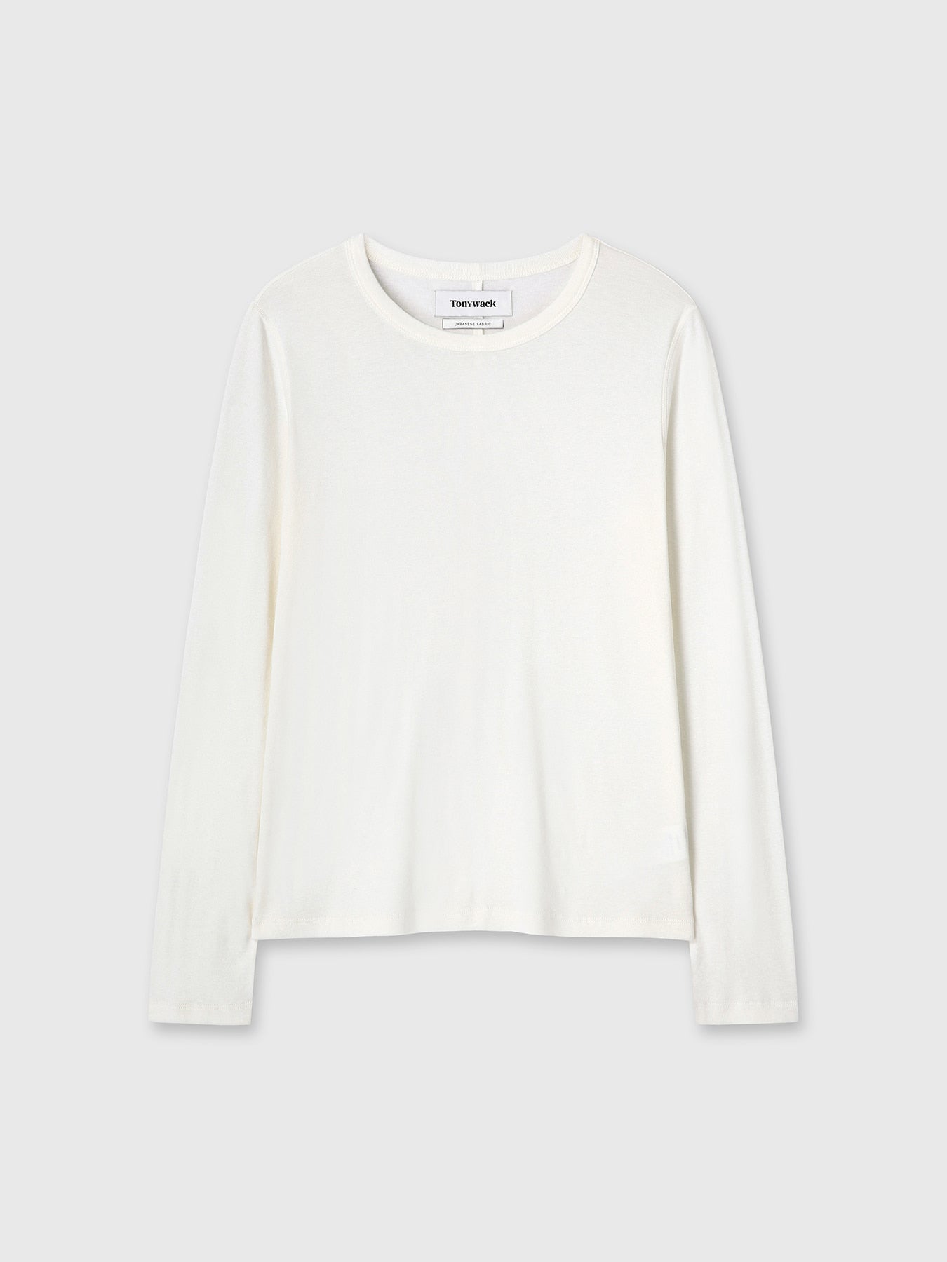 Tonywack - Cotton Cashmere Essential Top (Ivory) product image 7 | TRAB K-Fashion Australia