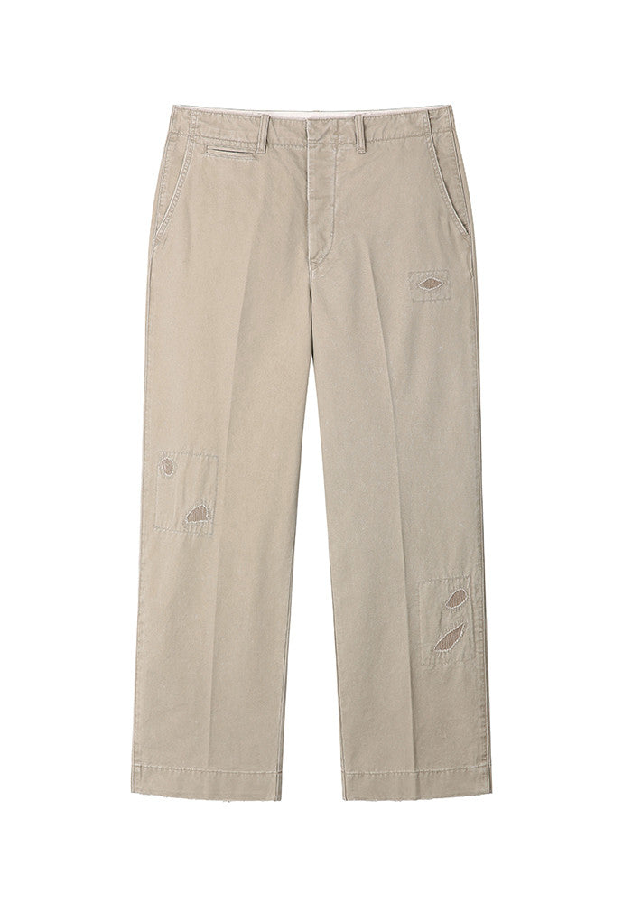 Art if acts - Sashiko Chino Pants (Beige) product image 6 | TRAB K-Fashion Australia