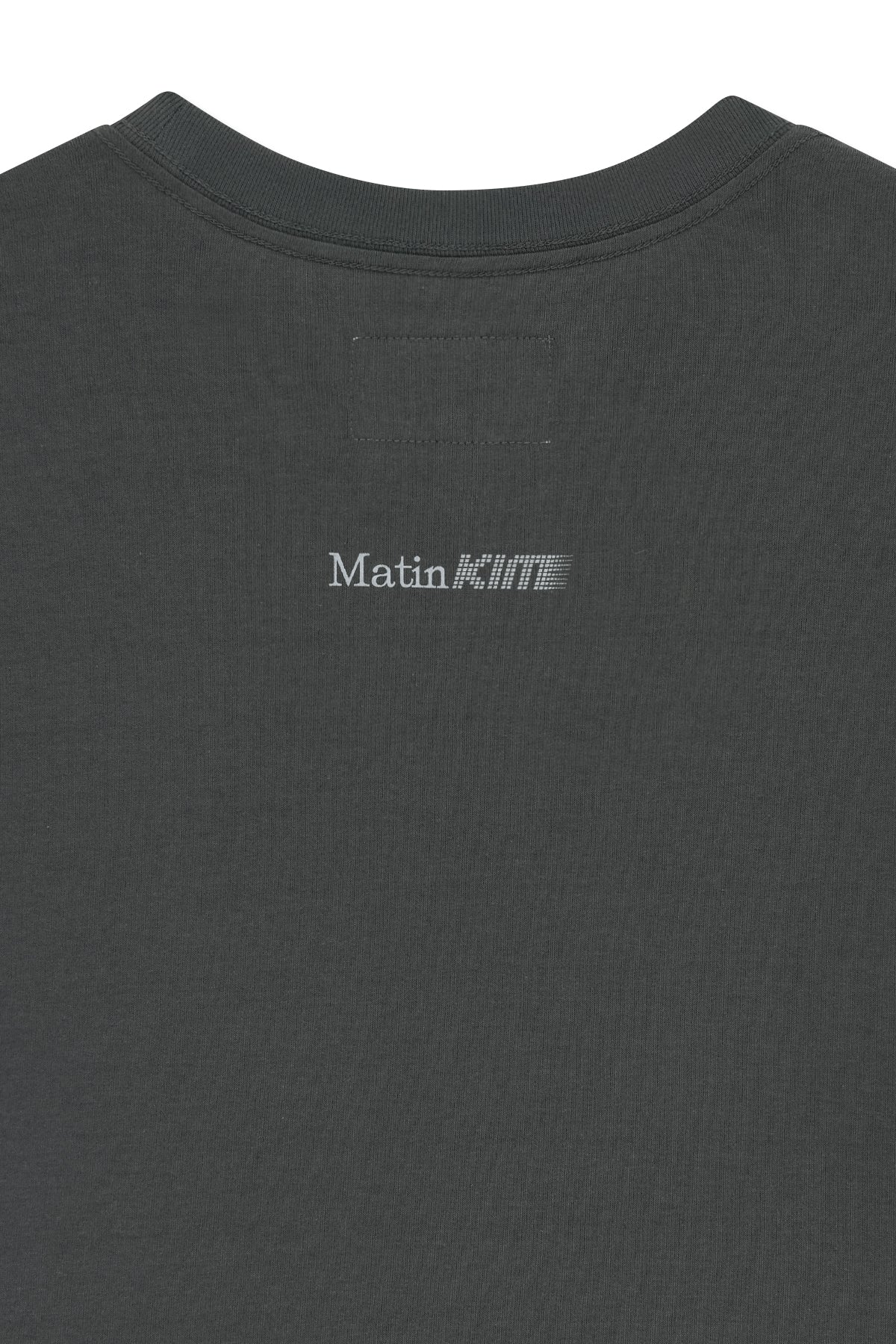 Matin Kim - Matin Pace Sprint Graffiti Top (Charcoal) product image 6 | TRAB K-Fashion Australia