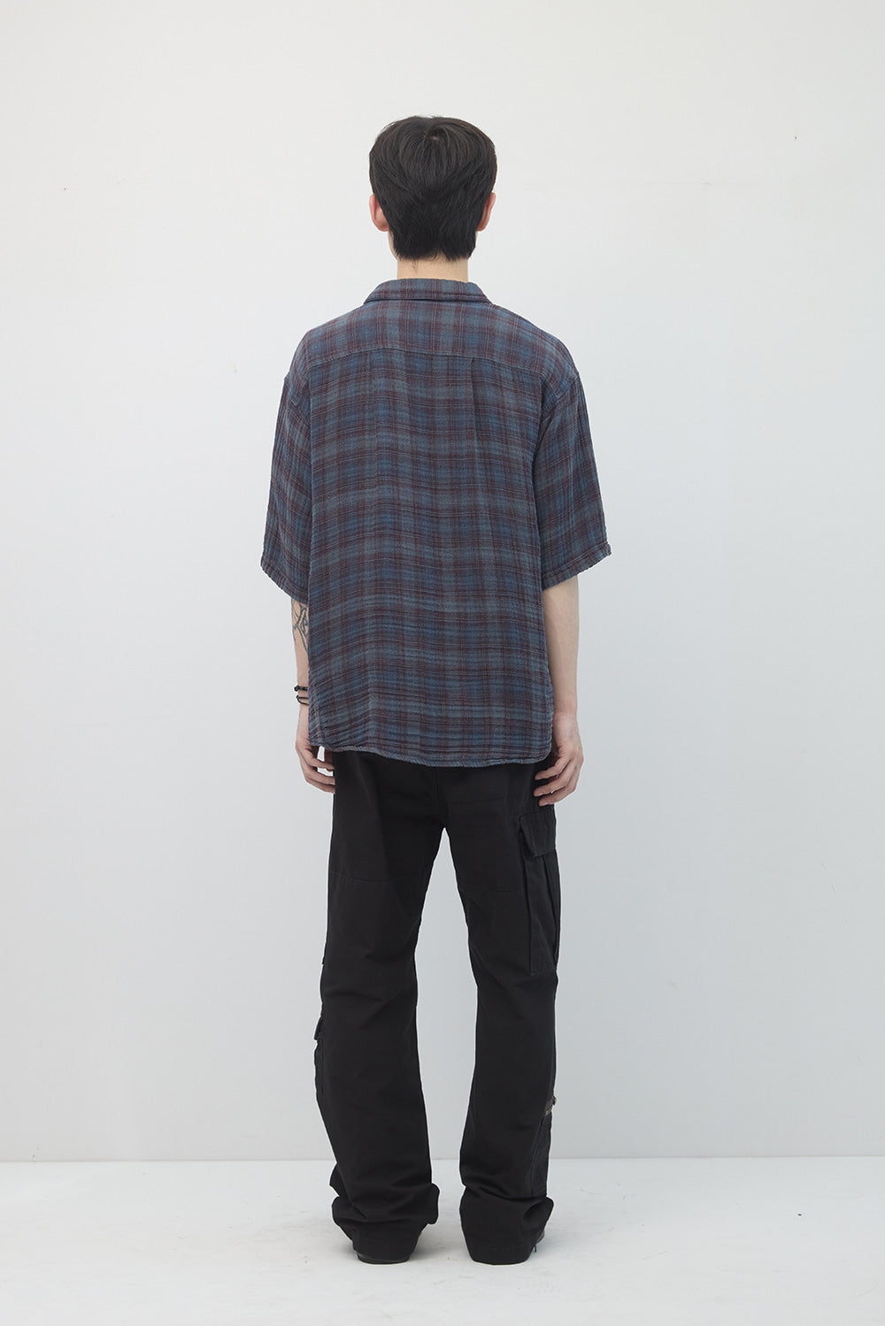 Hatchingroom - Double Face Shirt (Over Dyed Blue/Red) product image 10 | TRAB K-Fashion Australia