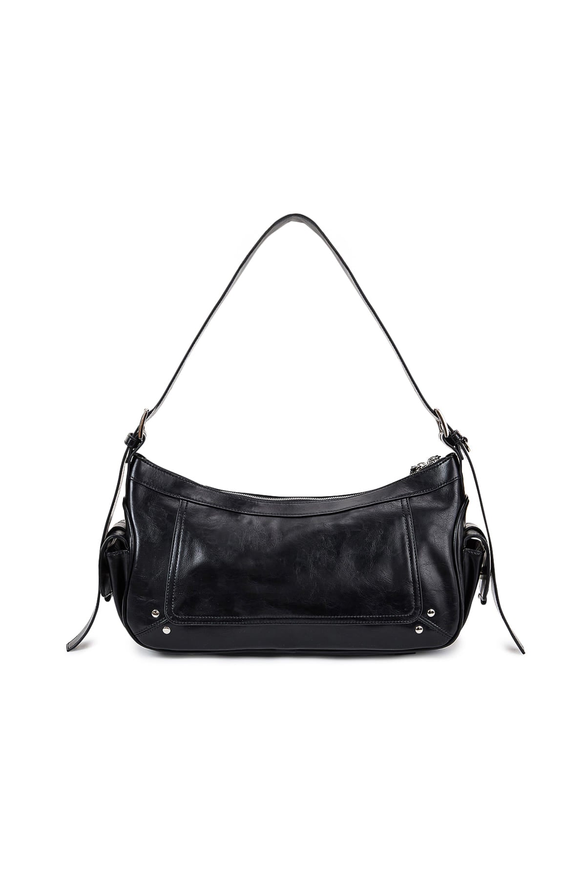 Matin Kim - Rivet Point Quad Shoulder Bag (Black) product image 5 | TRAB K-Fashion Australia