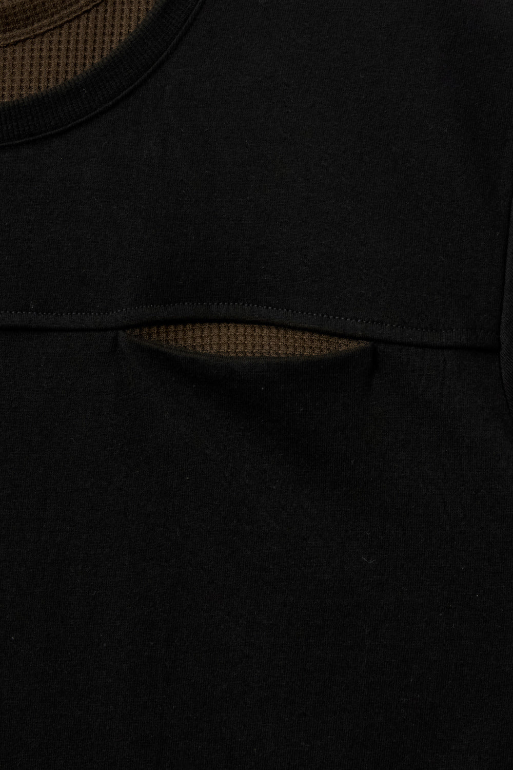 Hatchingroom - Double Neck Tee (Black) product image 5 | TRAB K-Fashion Australia