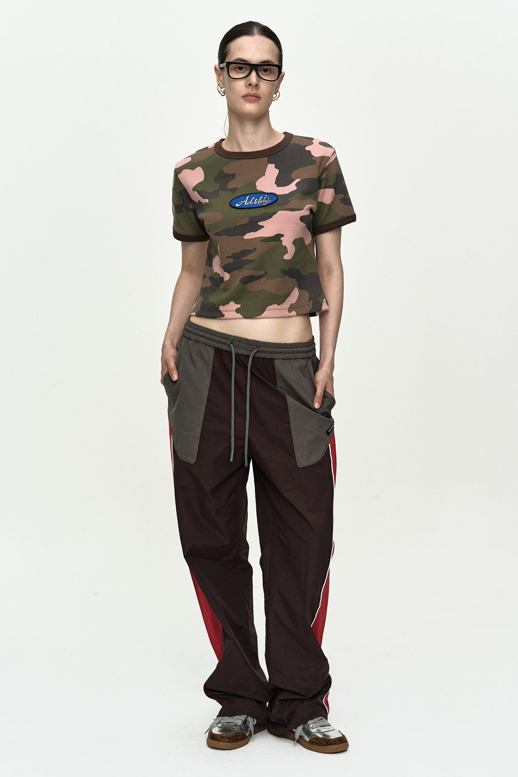 Andersson Bell - (essential) Camouflage Baby Ringer T-Shirt (Essential) product image 2 | TRAB K-Fashion Australia