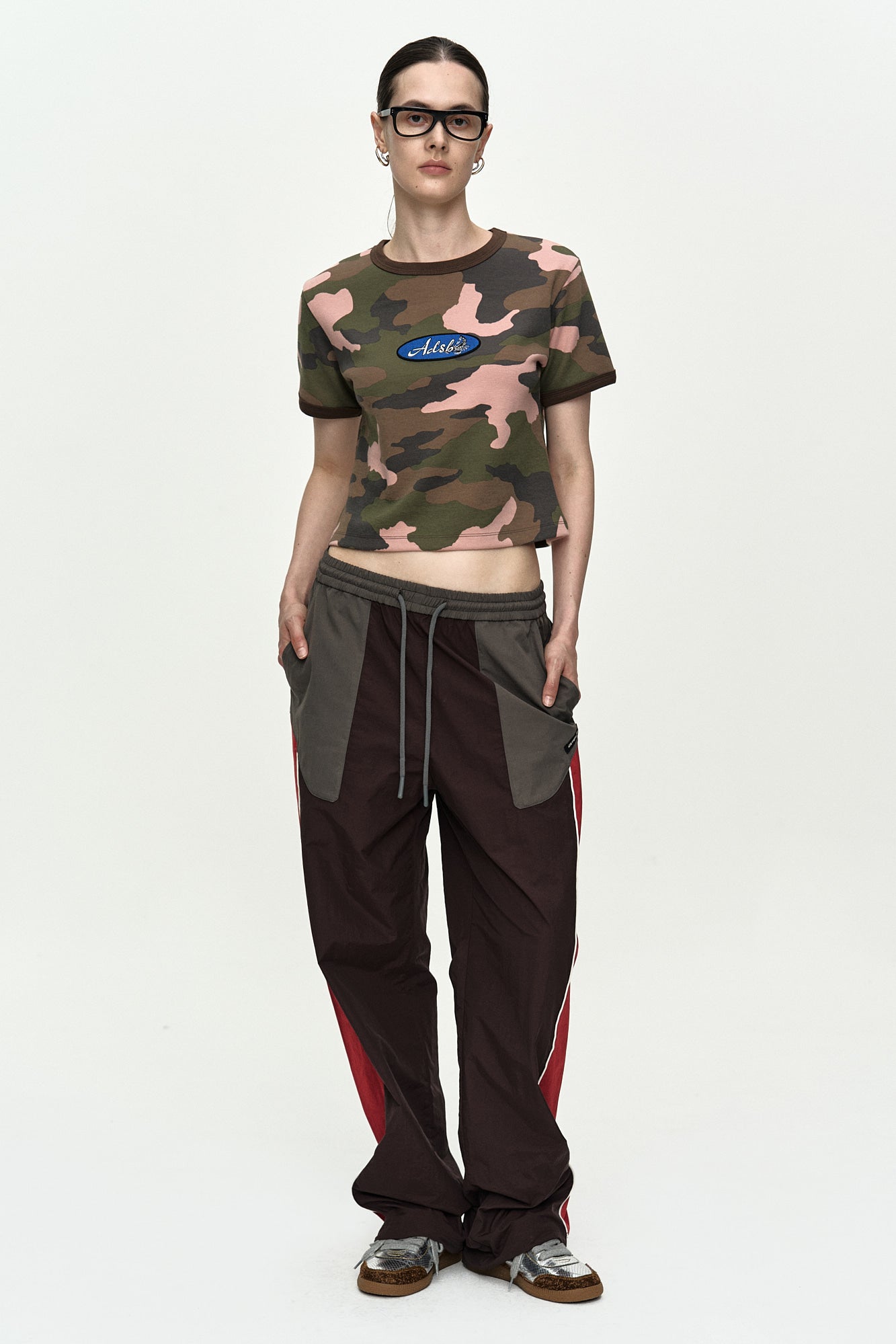 Andersson Bell - (essential) Camouflage Baby Ringer T-Shirt (Essential) product image 2 | TRAB K-Fashion Australia