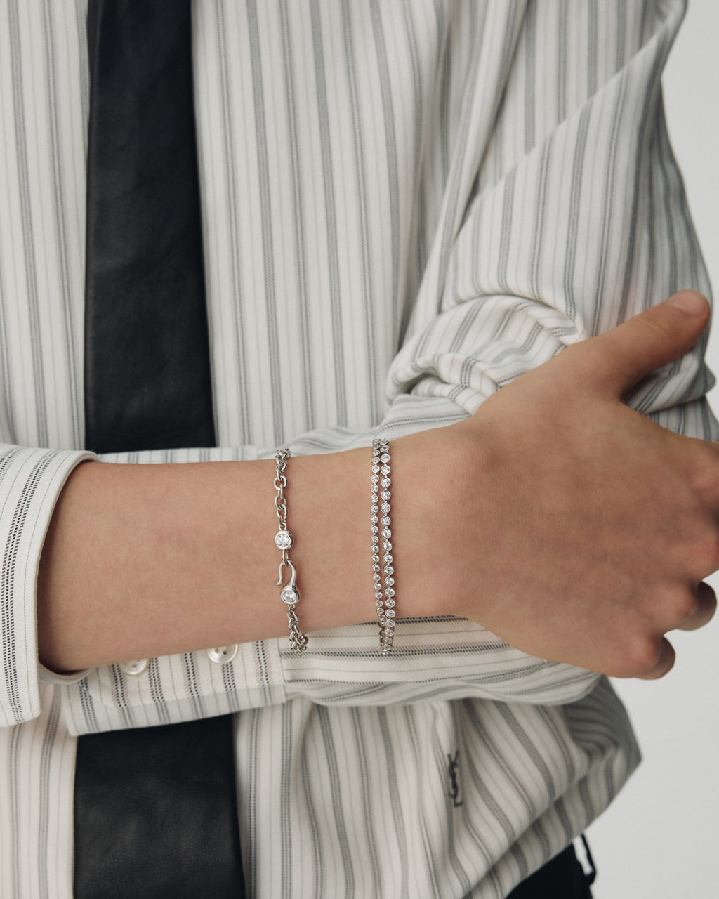 Numbering - Bezel Set Tennis Bracelet #3902 product image 1 | TRAB K-Fashion Australia