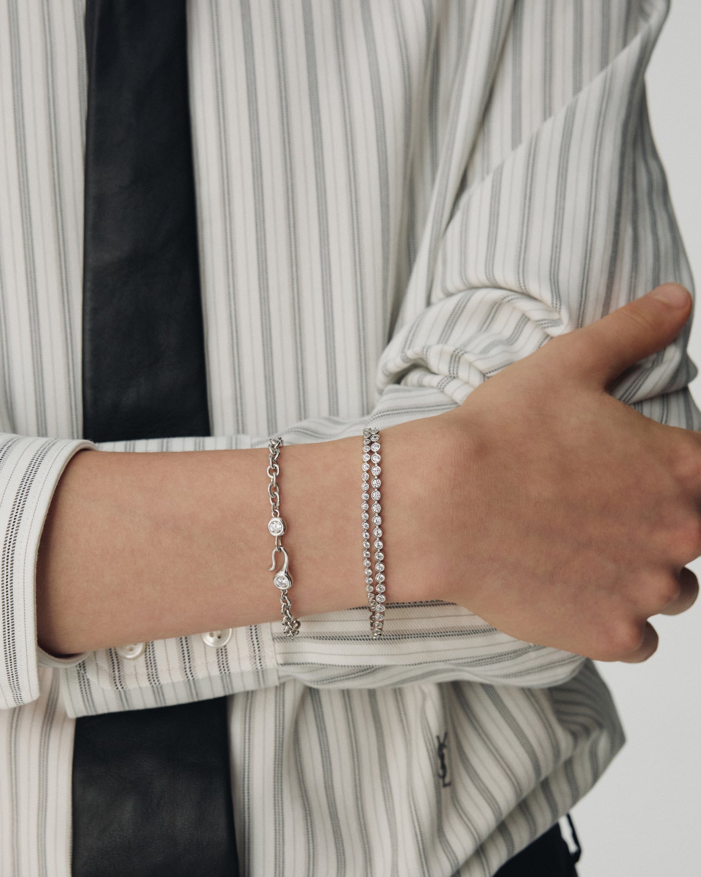 Numbering - Bezel Set Tennis Bracelet #3902 product image 1 | TRAB K-Fashion Australia