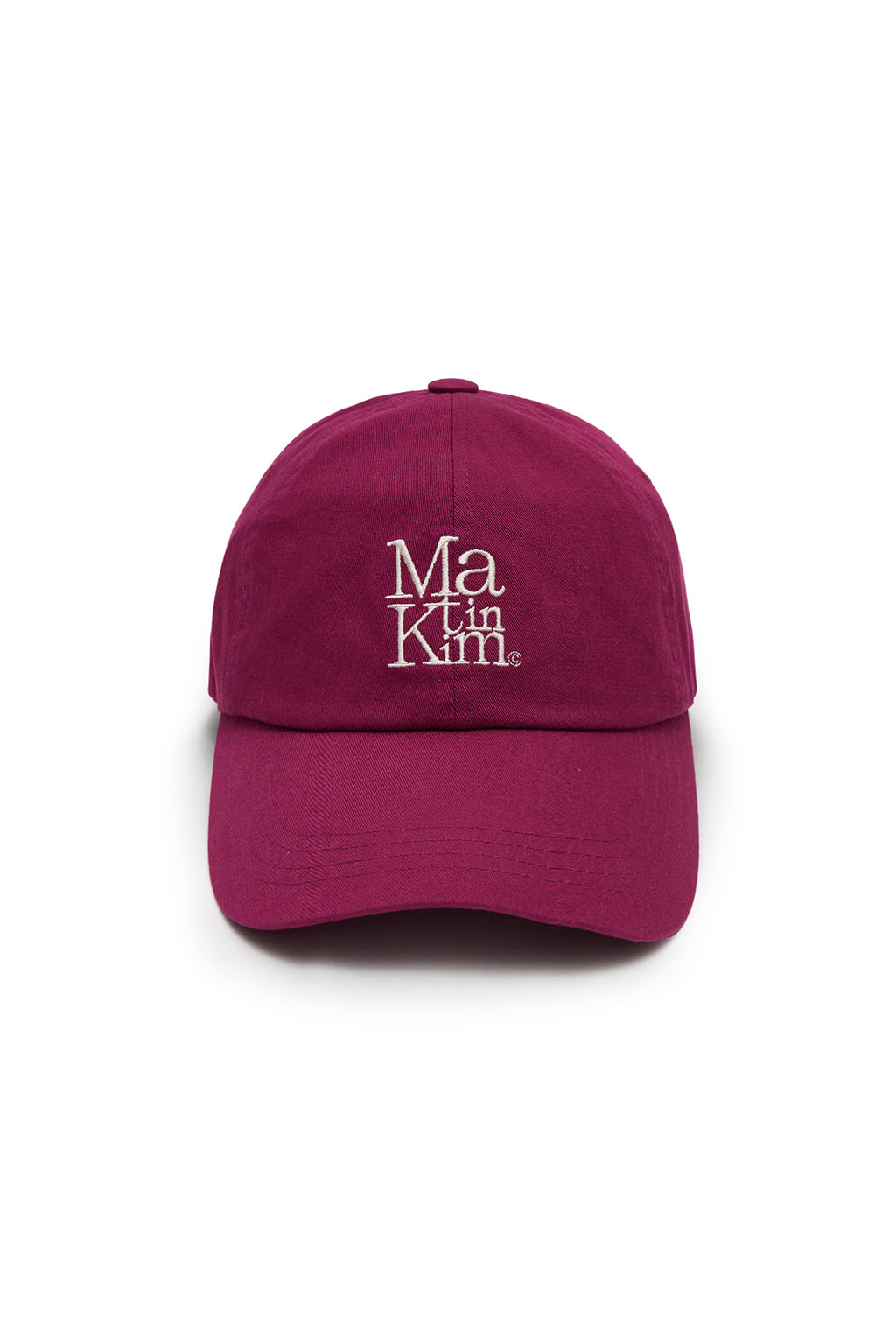 Matin Kim - Matin Block Logo Ball Cap (Violet) product image 1 | TRAB K-Fashion Australia