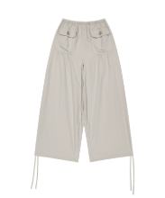 Coyseio - Shirring Tobi Pants (Ash Pink) product image 1 | TRAB K-Fashion Australia