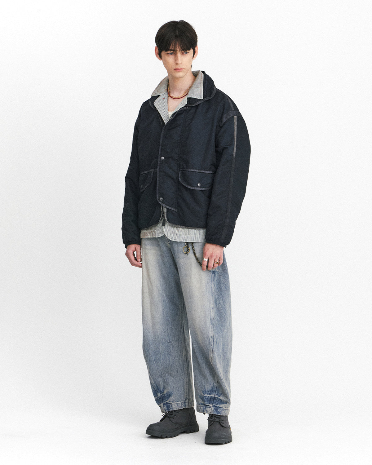 Eastlogue - Astro Fading Jumper (Navy) product image 1 | TRAB K-Fashion Australia