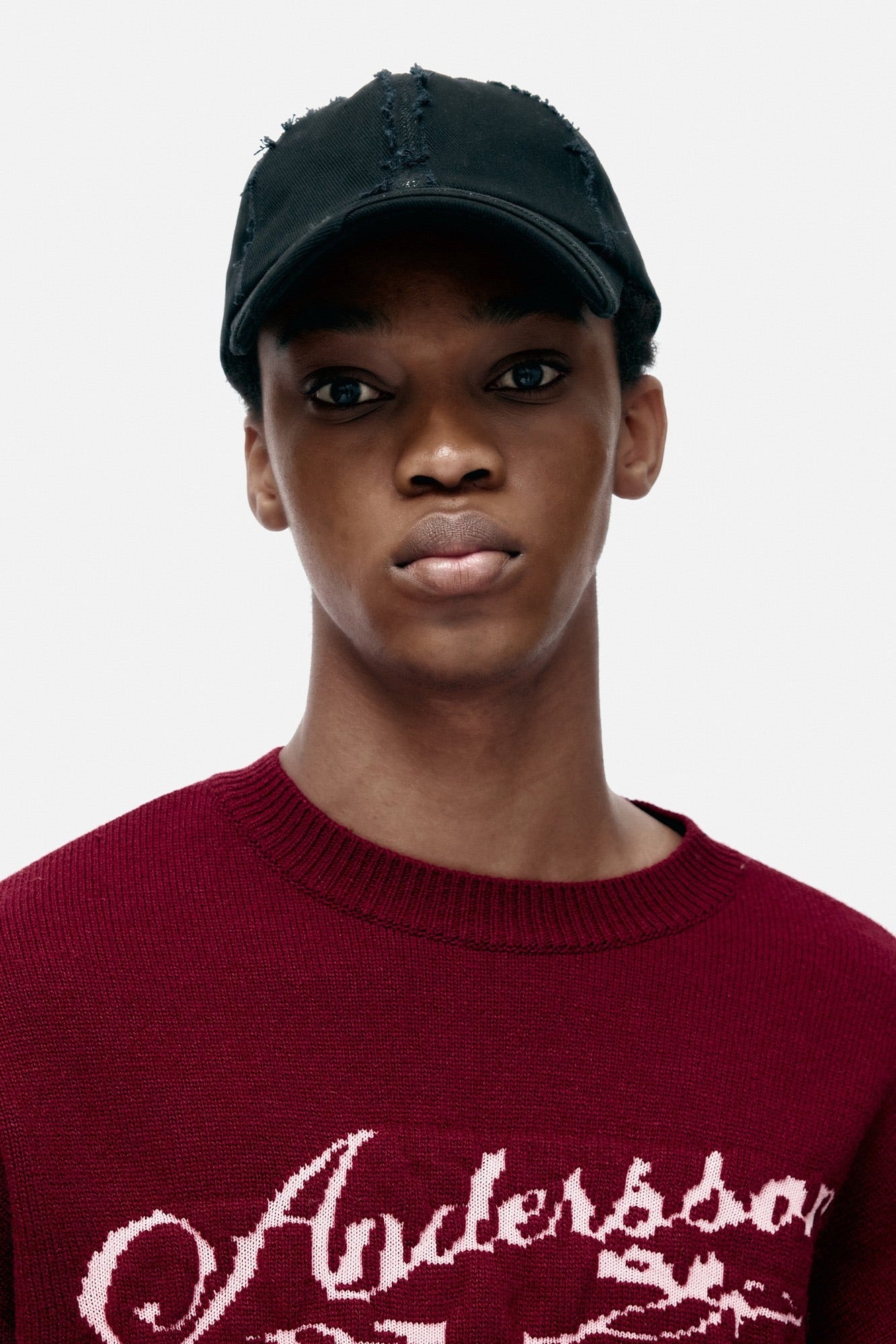 Andersson Bell - Unisex Layered Cap (Black/Grey) product image 1 | TRAB K-Fashion Australia