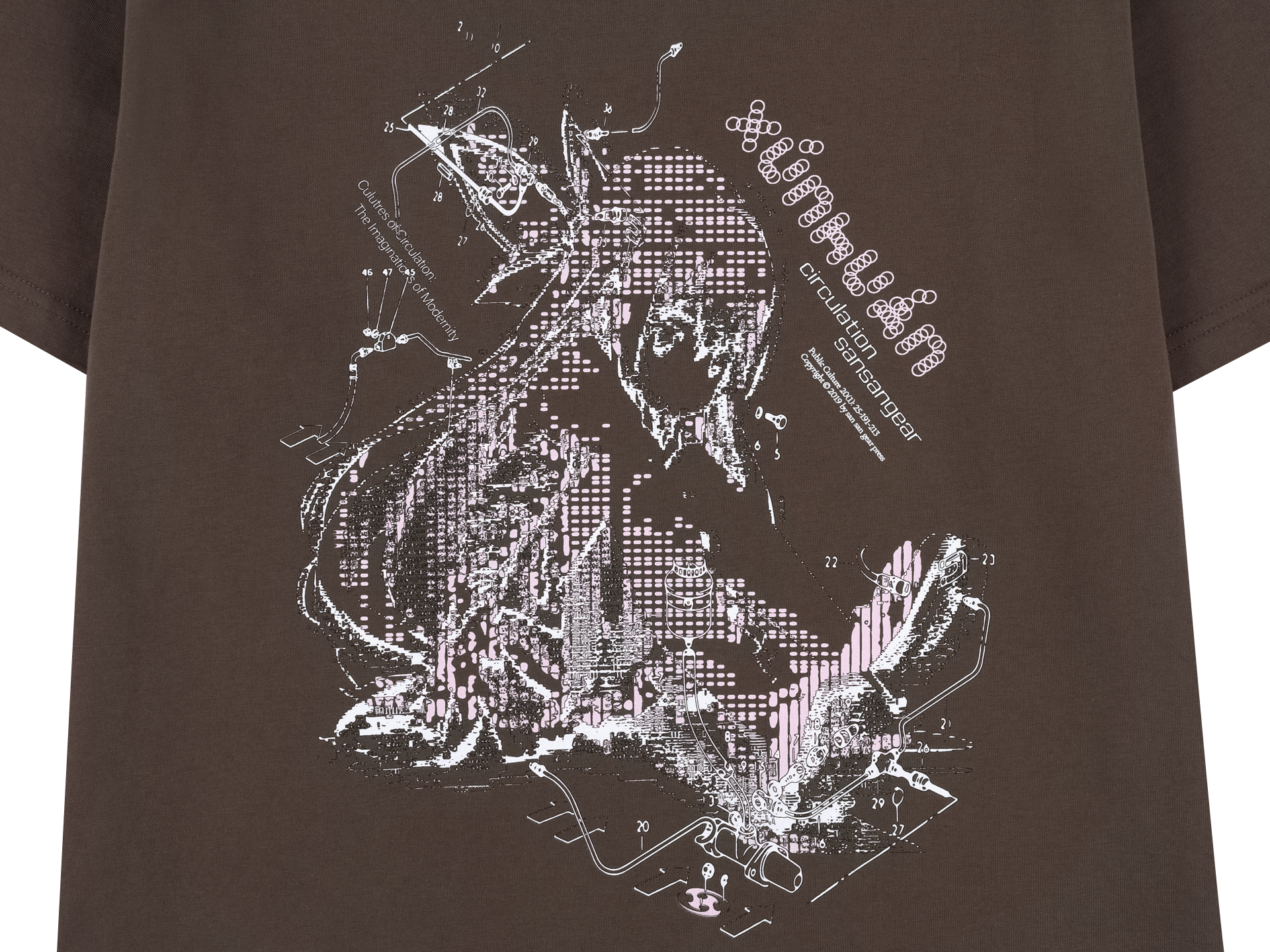 San San Gear - Xunhuan T-Shirt (Brown) product image 10 | TRAB K-Fashion Australia