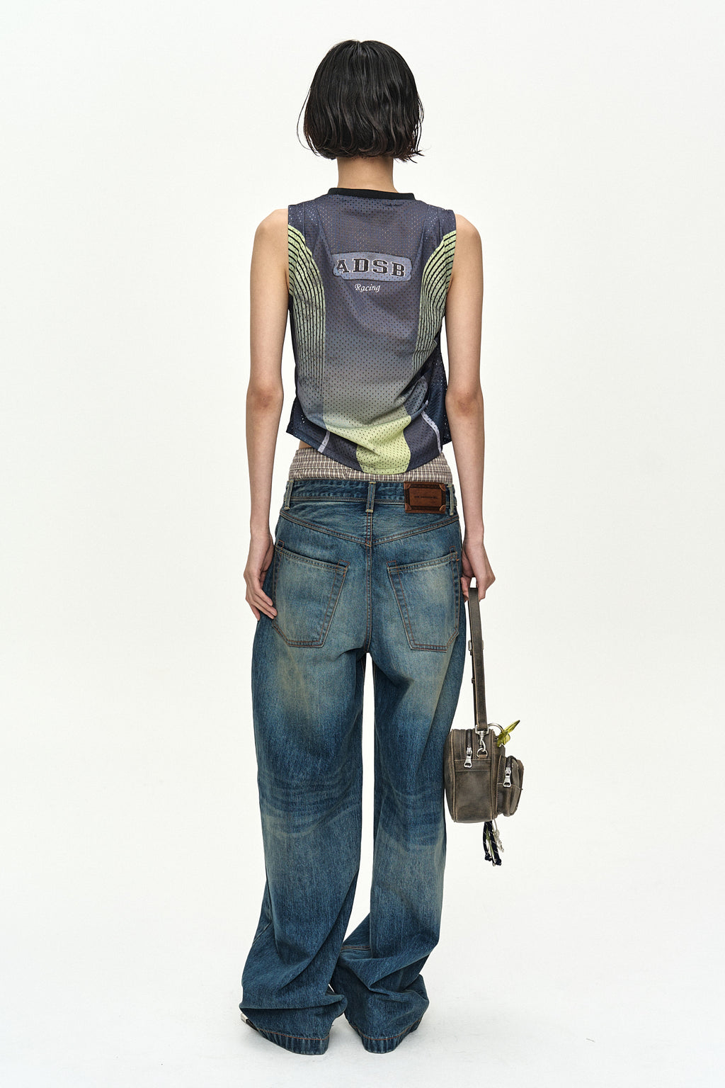 Andersson Bell - Racing Reworked Sleeveless (Green/Black) product image 4 | TRAB K-Fashion Australia