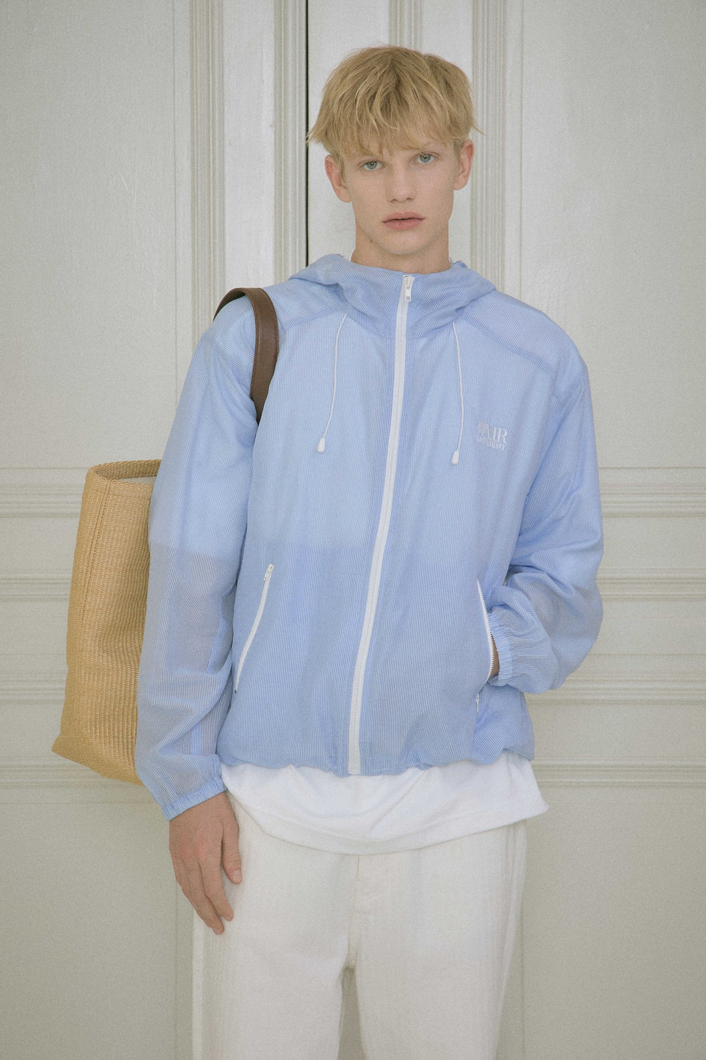 Stu - Stripe Windbreaker (Blue) product image 9 | TRAB K-Fashion Australia