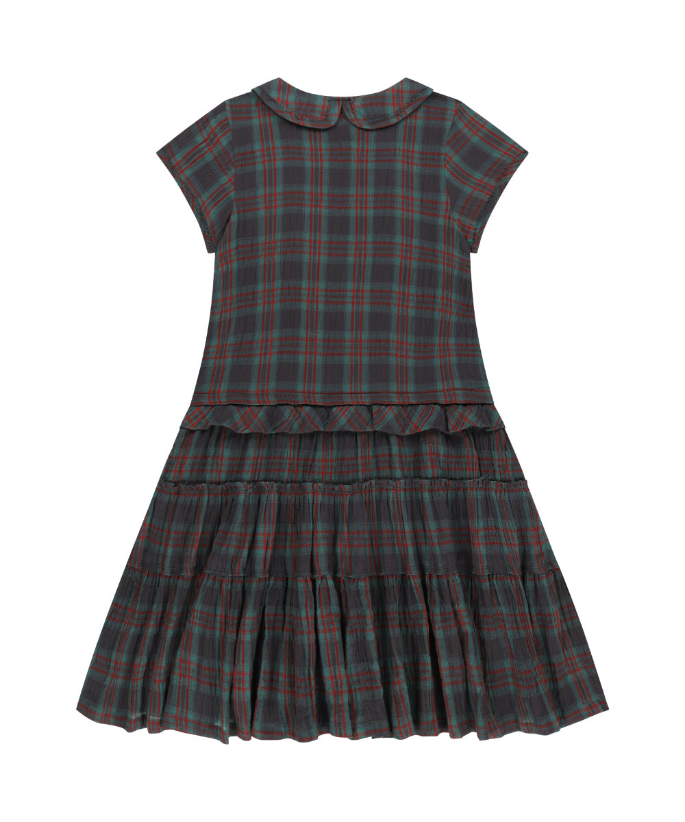 Coyseio - Raw Edge Check One Piece (Purple) product image 13 | TRAB K-Fashion Australia
