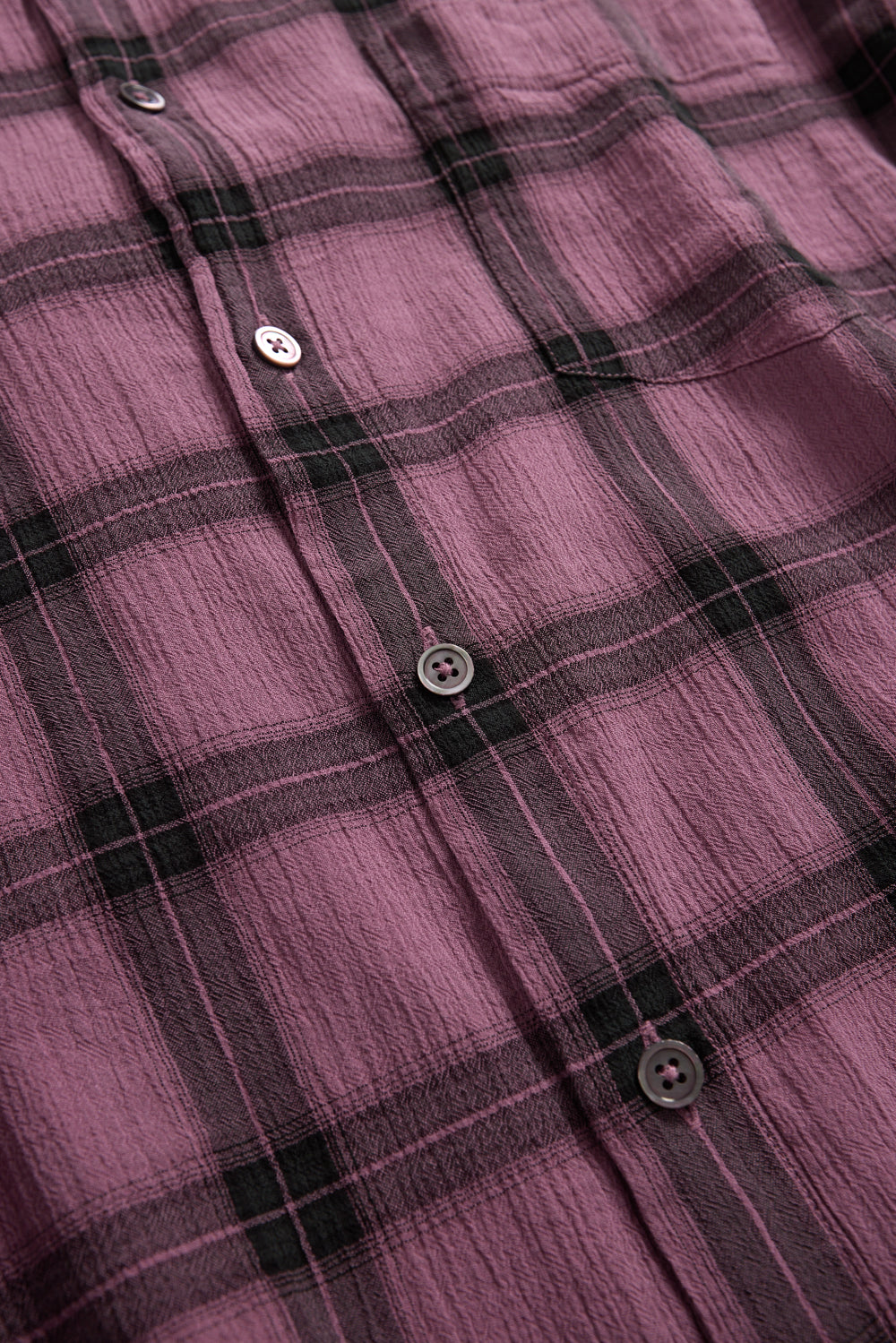 Hatchingroom - Classic Shirt Over Dyed Check (Pink) product image 5 | TRAB K-Fashion Australia