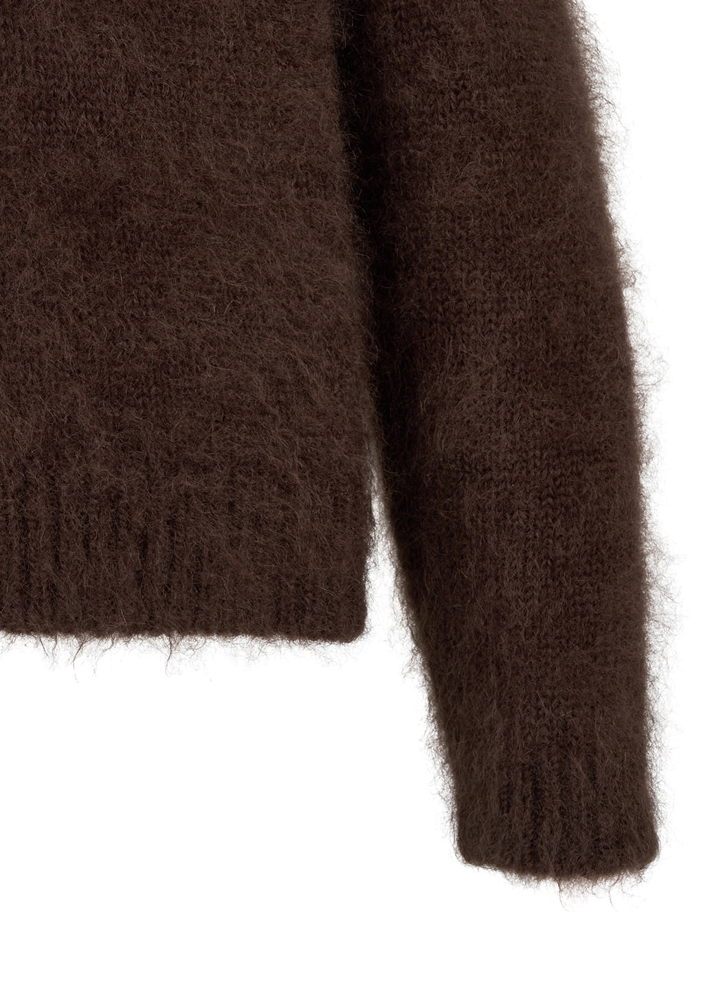 Amomento - men's mohair bulky cardigan (Brown) product image 11 | TRAB K-Fashion Australia