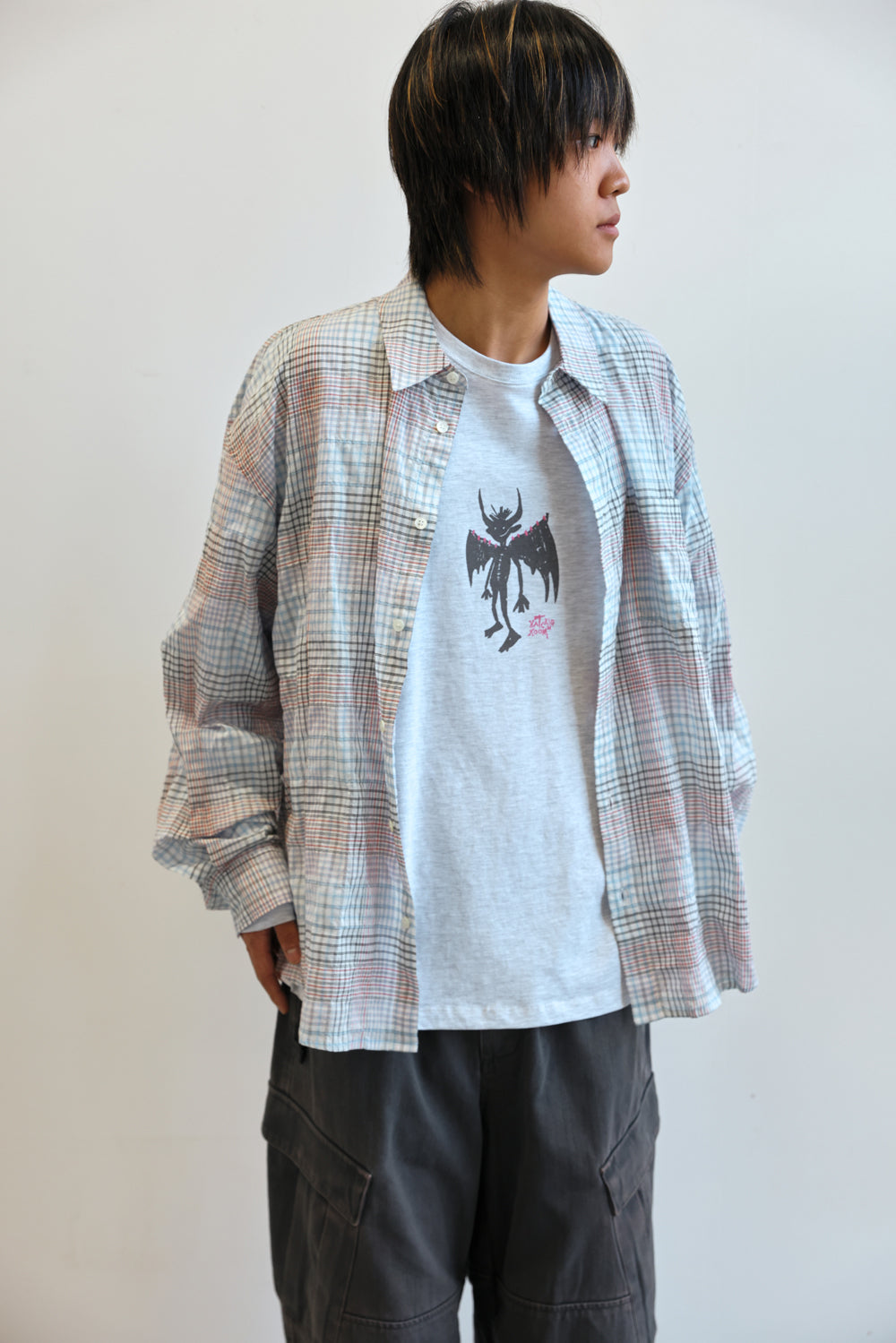 Hatchingroom - Classic Shirt Multi Check (White) product image 11 | TRAB K-Fashion Australia