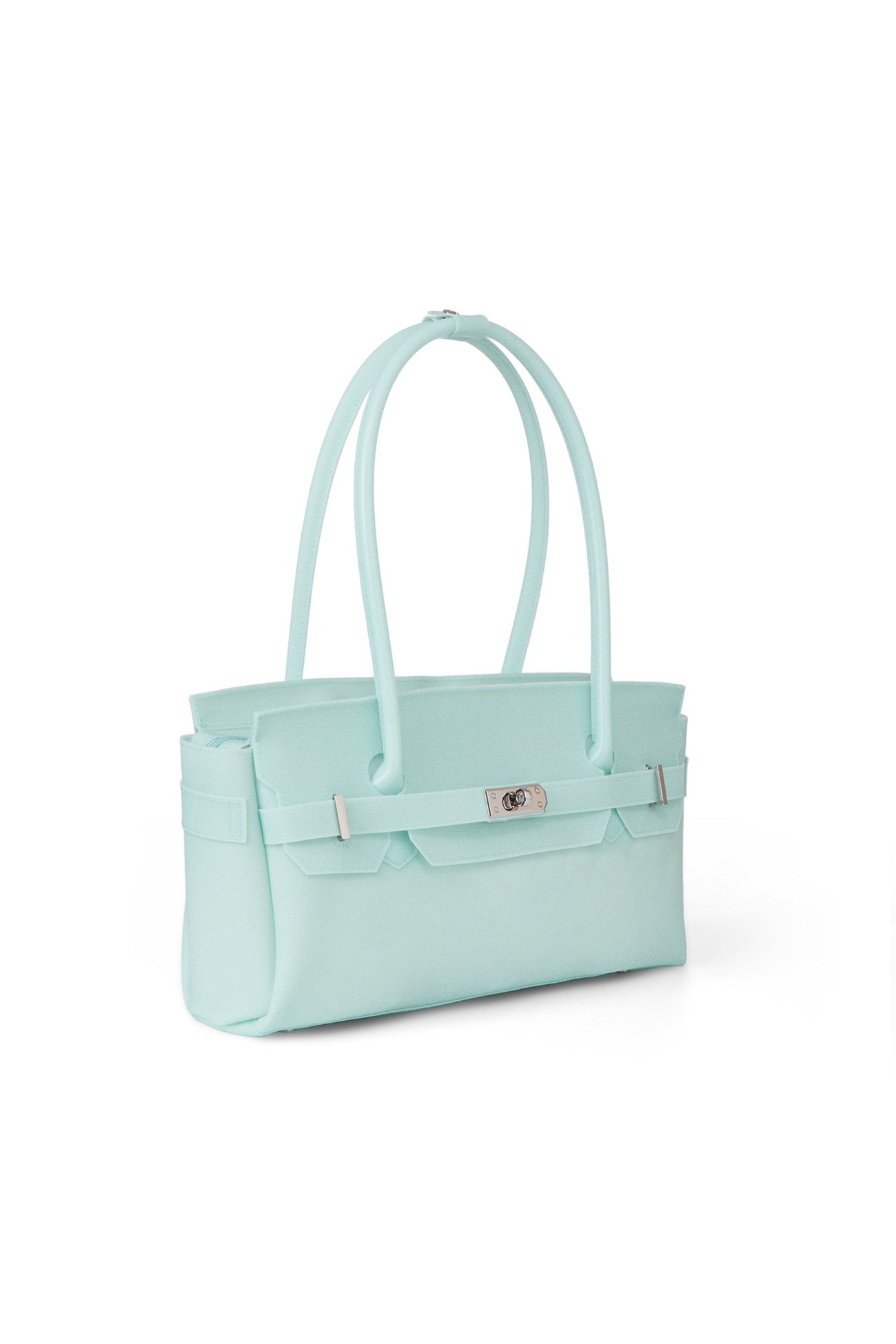 Deinet - [free Card Wallet] Jelly Two-Way Bag (Ice Blue) product image 2 | TRAB K-Fashion Australia