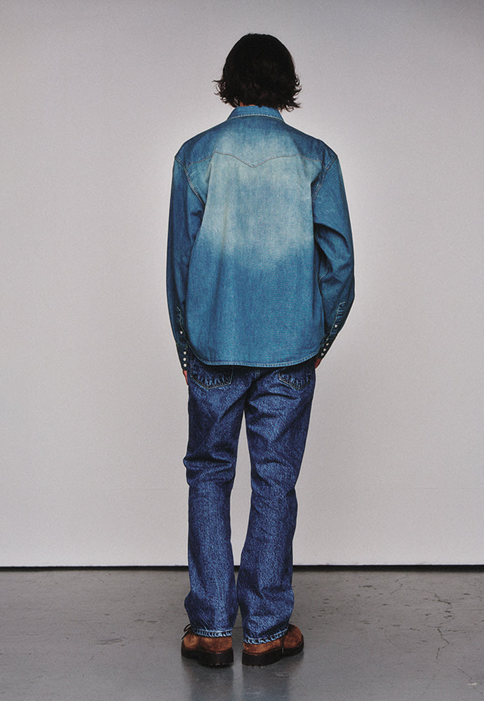 Art if acts - Western Denim Shirt_Japanese Fabric (Vintage Indigo) product image 3 | TRAB K-Fashion Australia