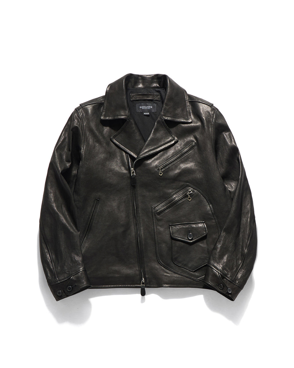 Eastlogue - Wayward Leather Rider Jacket (Black) product image 6 | TRAB K-Fashion Australia