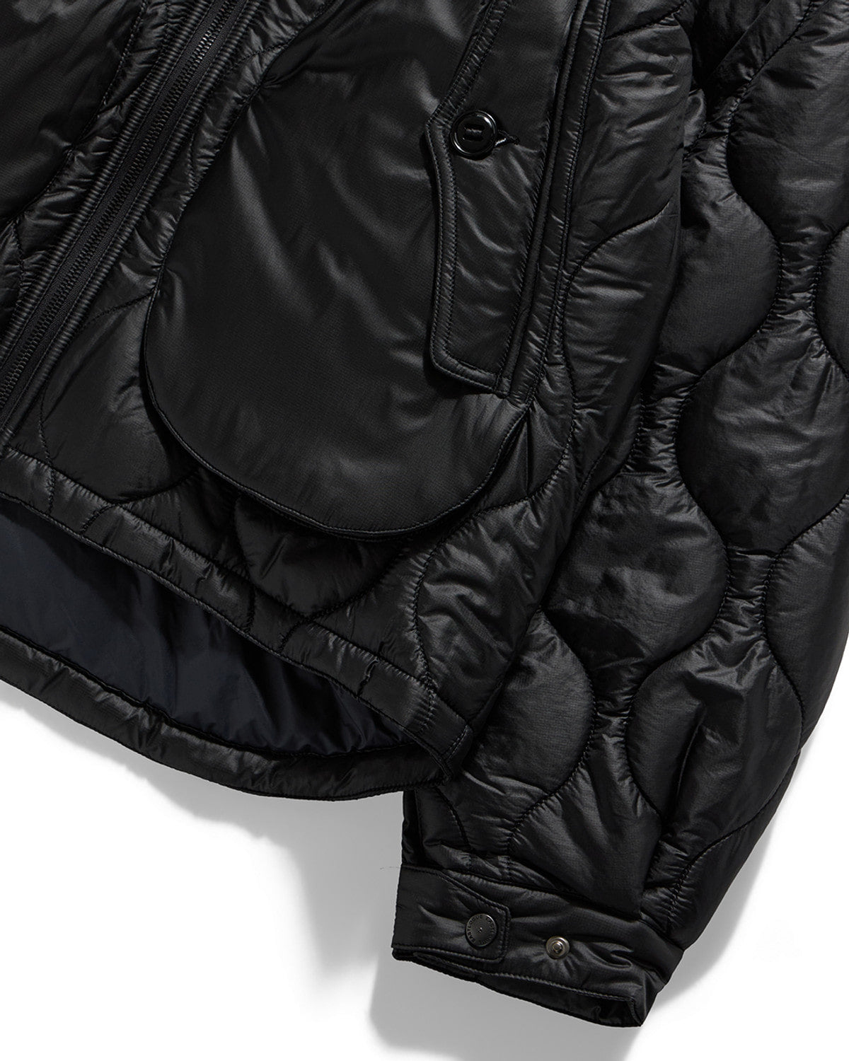 Eastlogue - Deck Hoodie Parka (Quilted Black) product image 9 | TRAB K-Fashion Australia